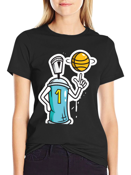 Basketball Spray Paint Tee