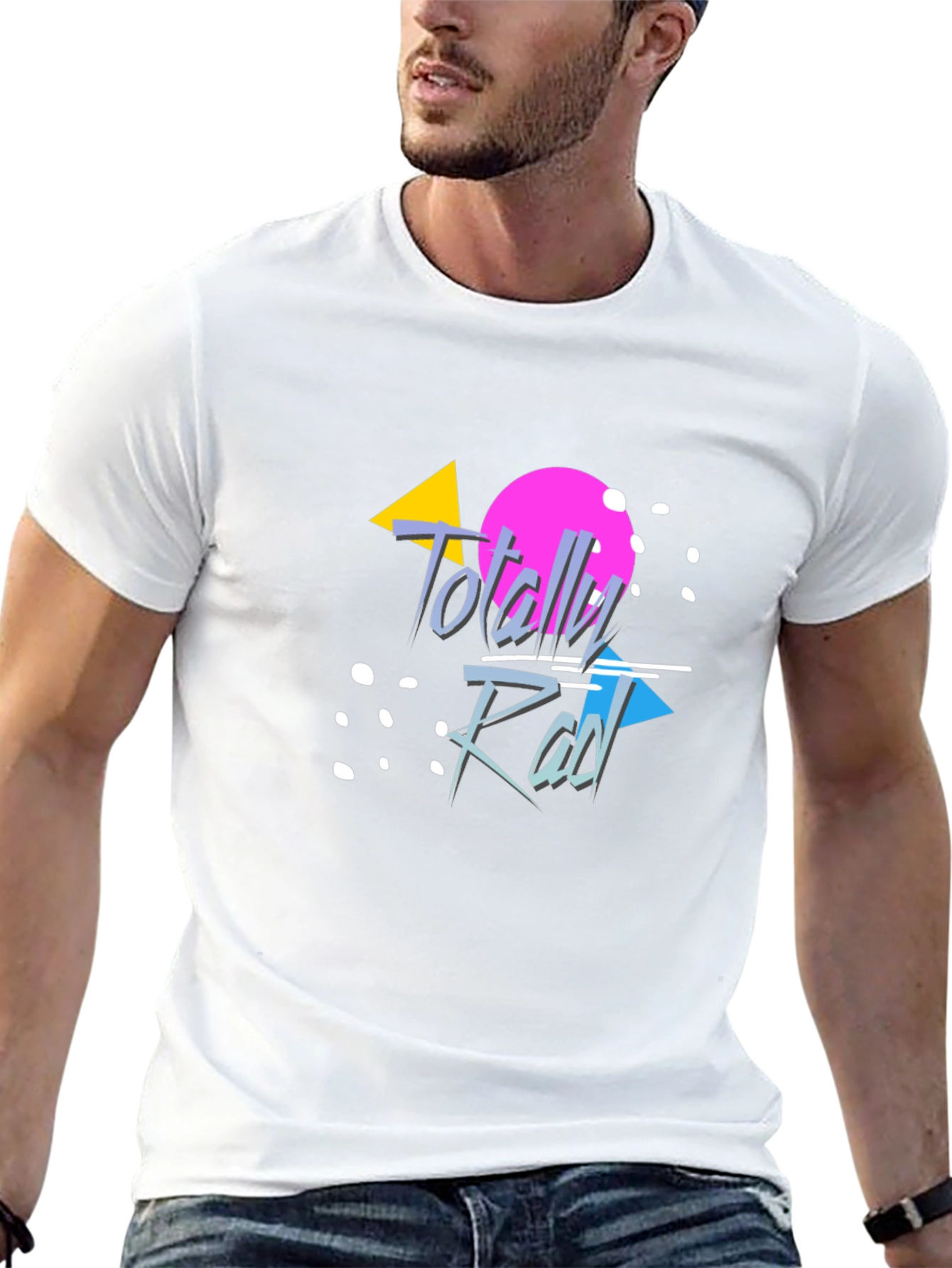 Totally Rad Graphic Tee - 80s Retro Style