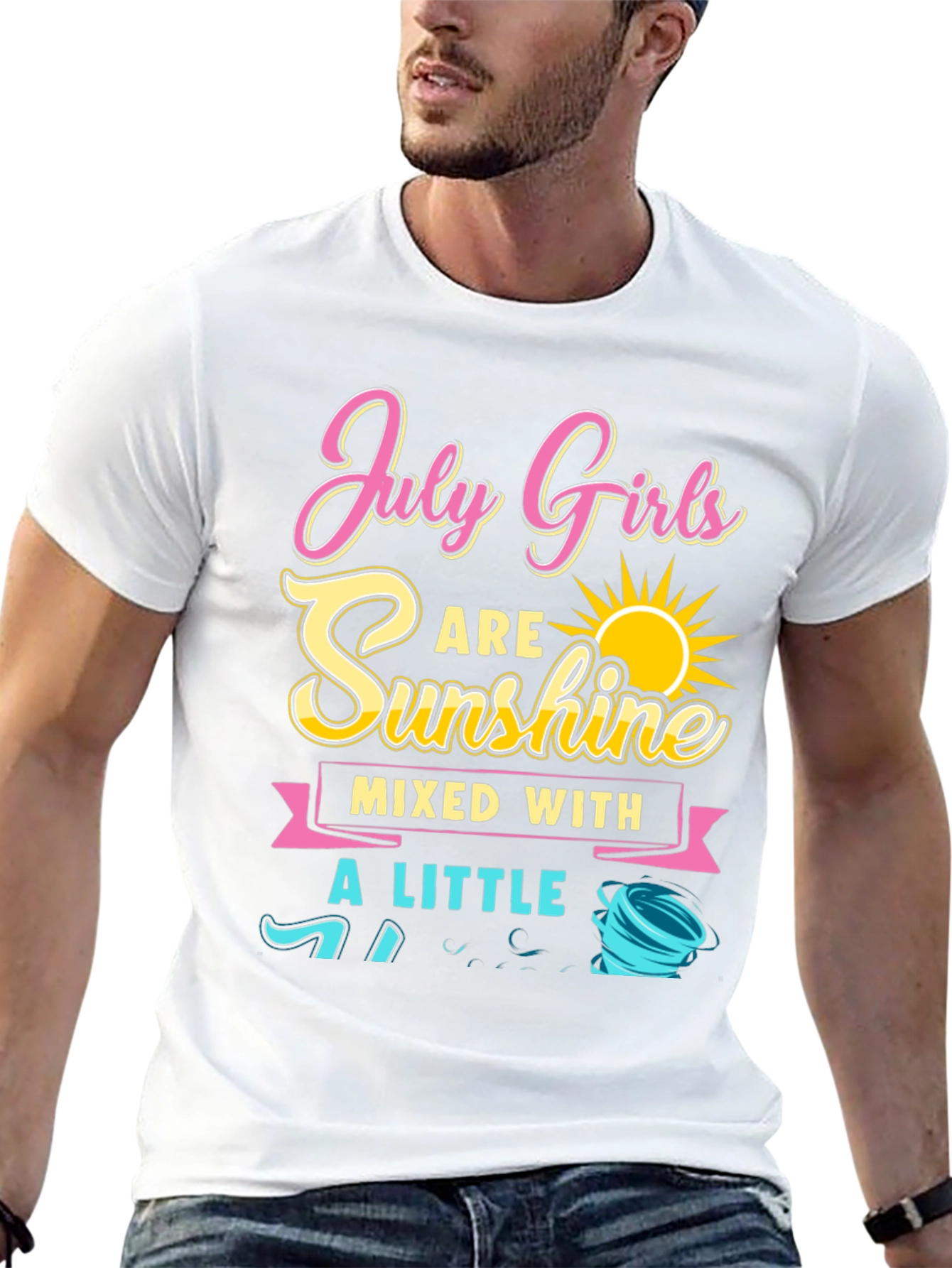 July Girls Sunshine & Little Hurricane Graphic Tee