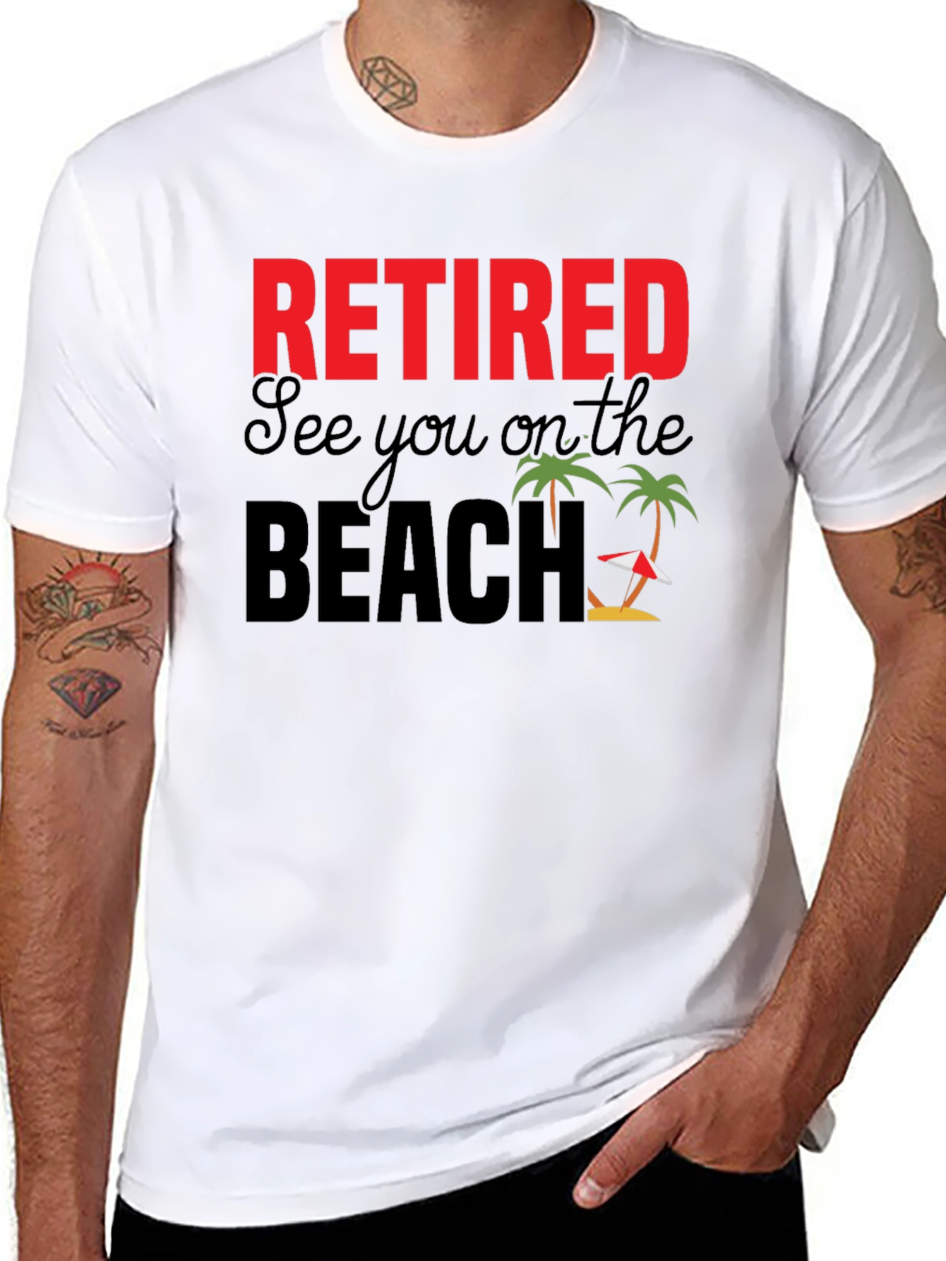 Retired Beach T-Shirt
