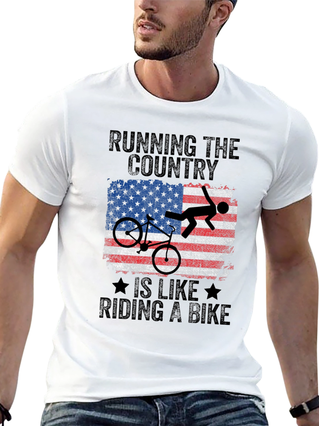 Running the Country Bike T-Shirt