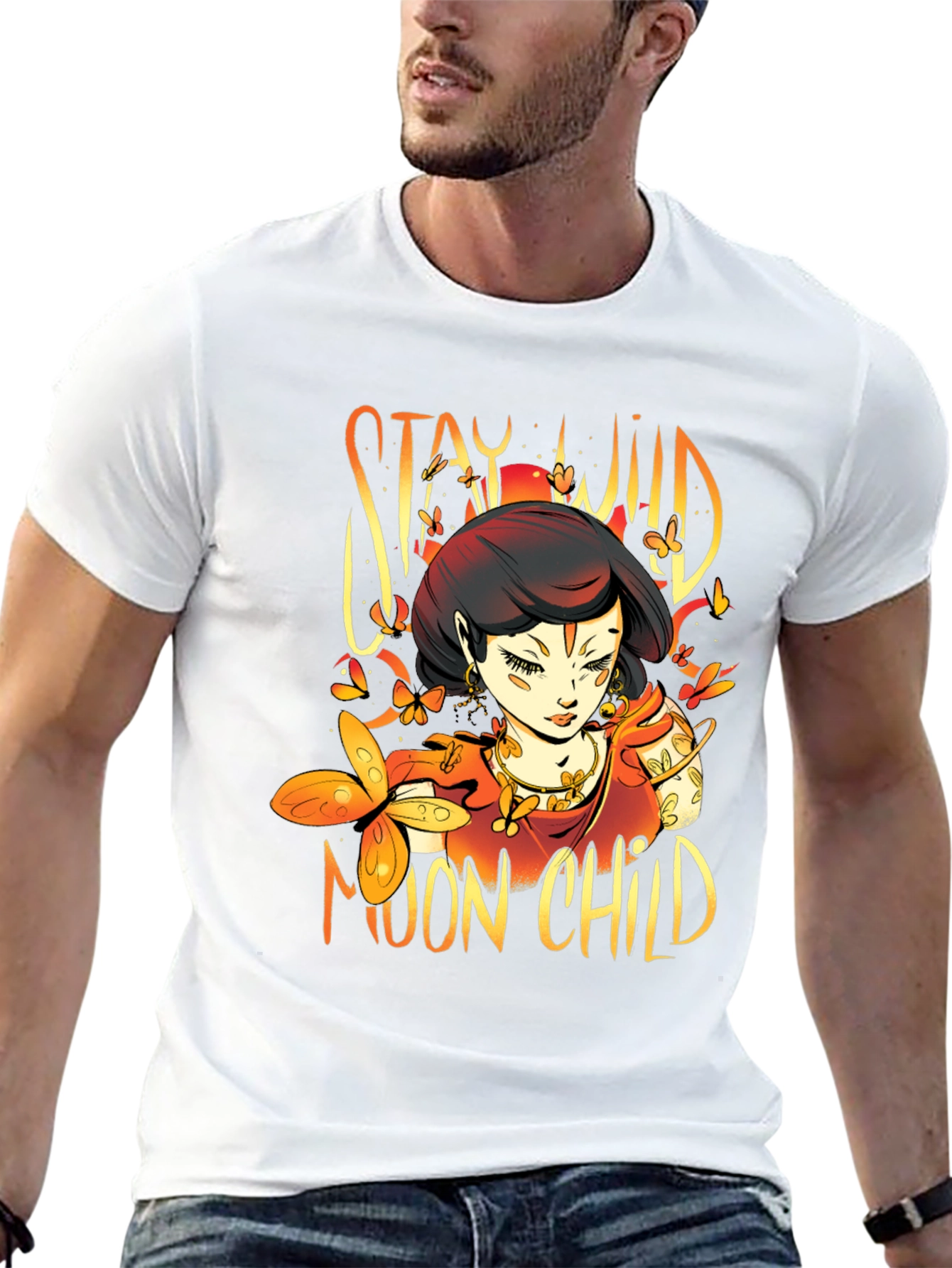 Stay Wild Moon Child Graphic T-Shirt