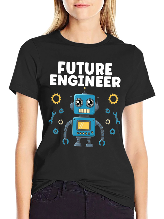 Future Engineer Robot T-Shirt - Gift for Kids