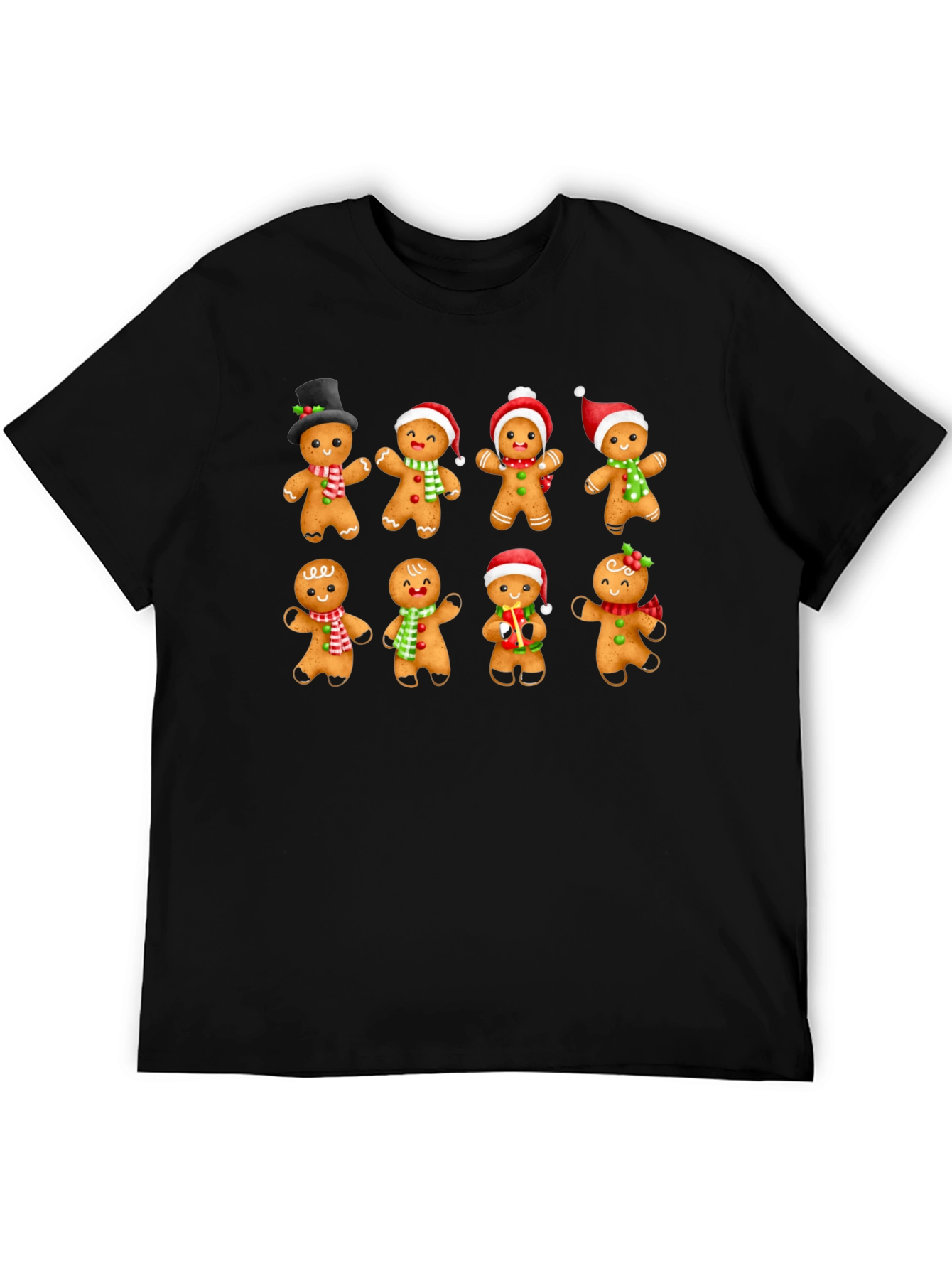 Gingerbread Man Holiday Graphic T-Shirt