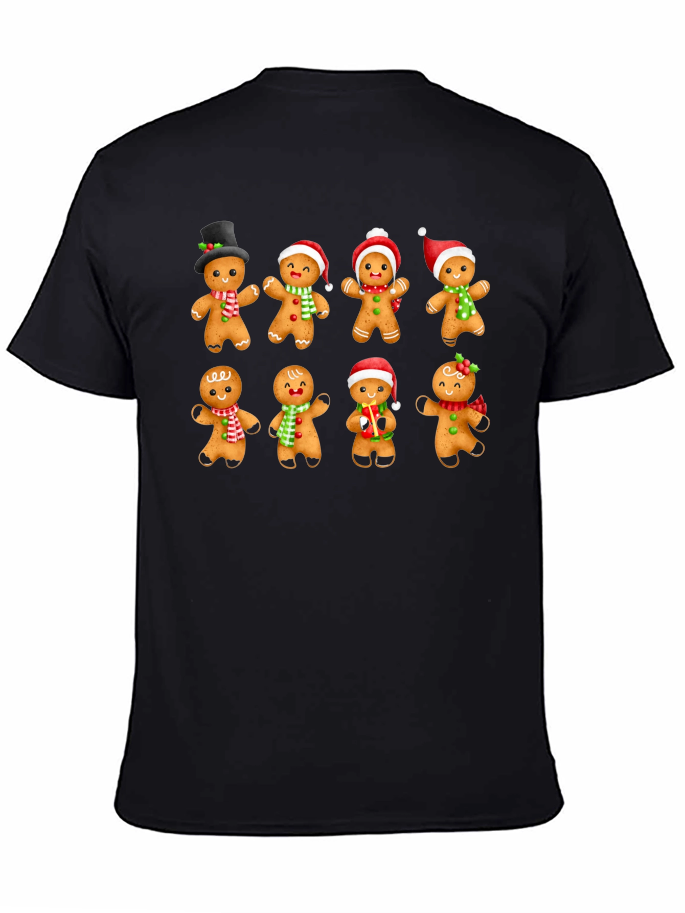 Gingerbread Man Holiday Graphic T-Shirt