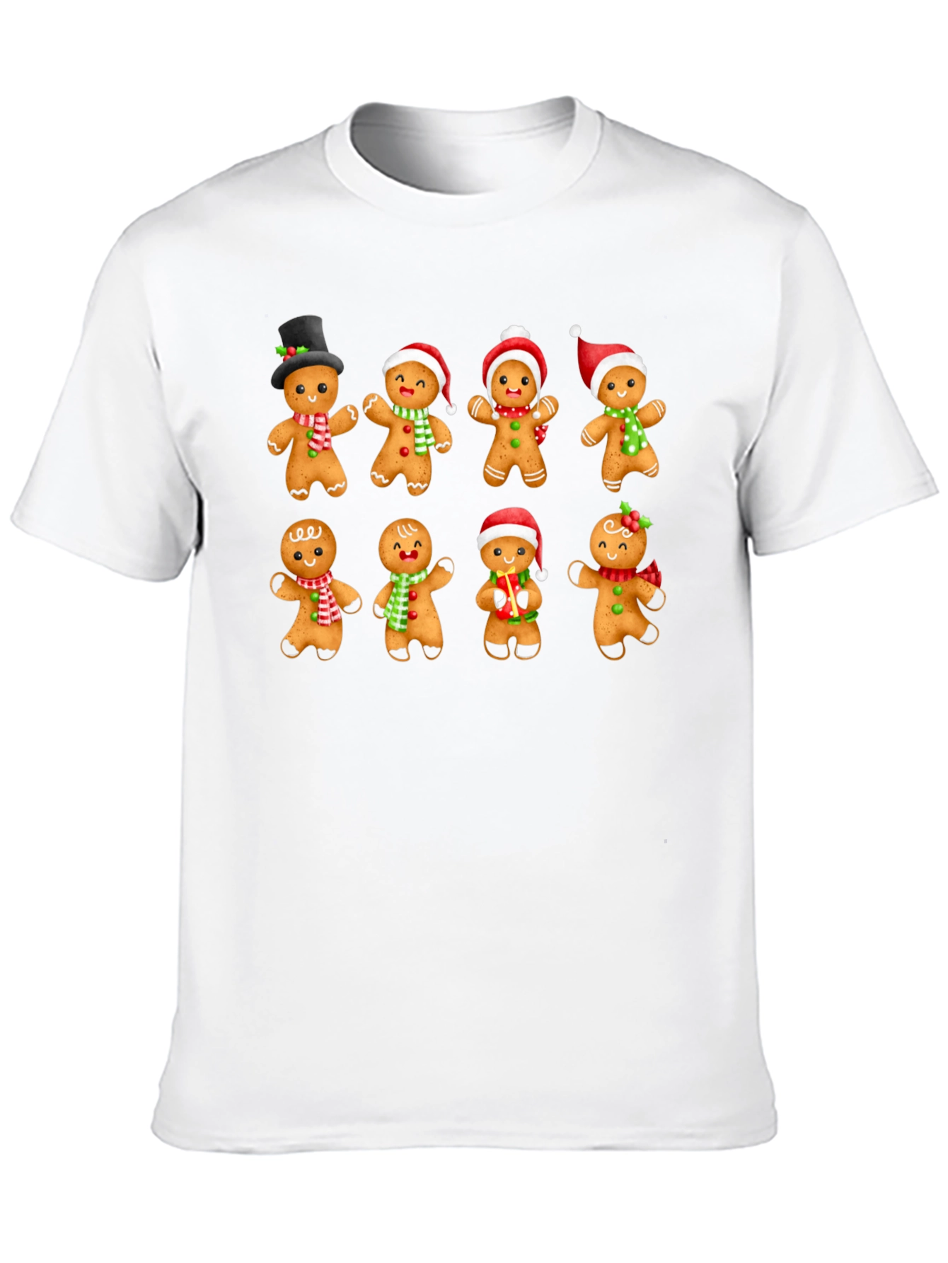Gingerbread Man Holiday Graphic T-Shirt