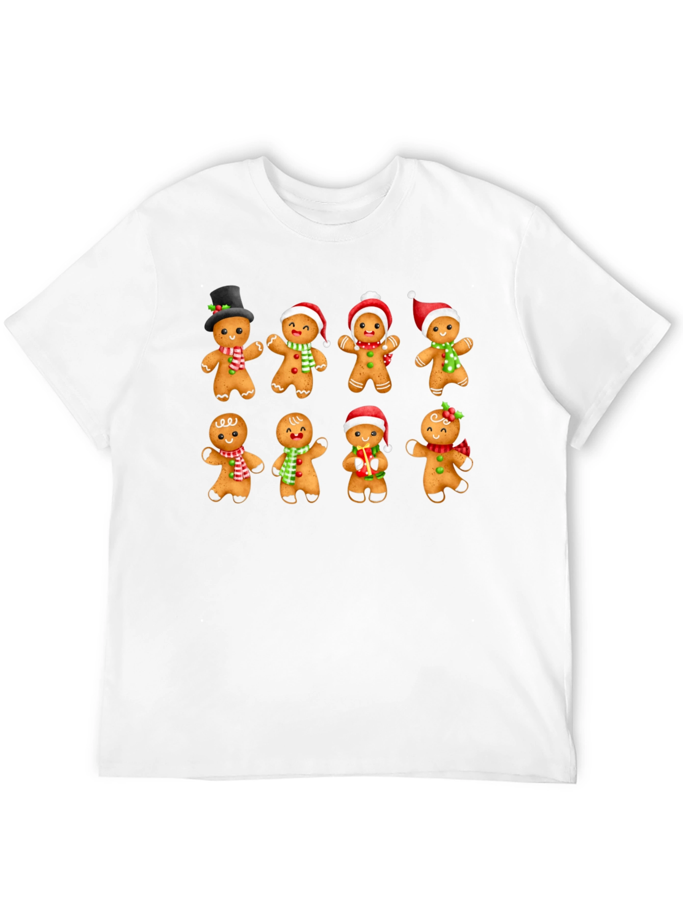 Gingerbread Man Holiday Graphic T-Shirt