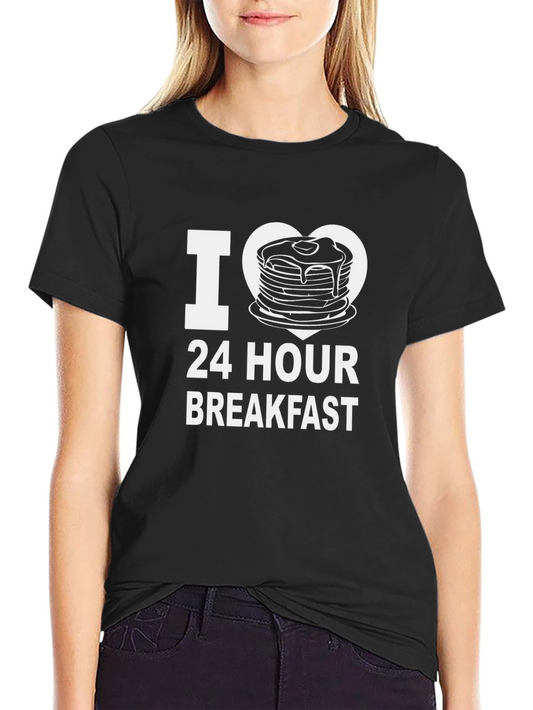 I Heart 24 Hour Breakfast T-Shirt