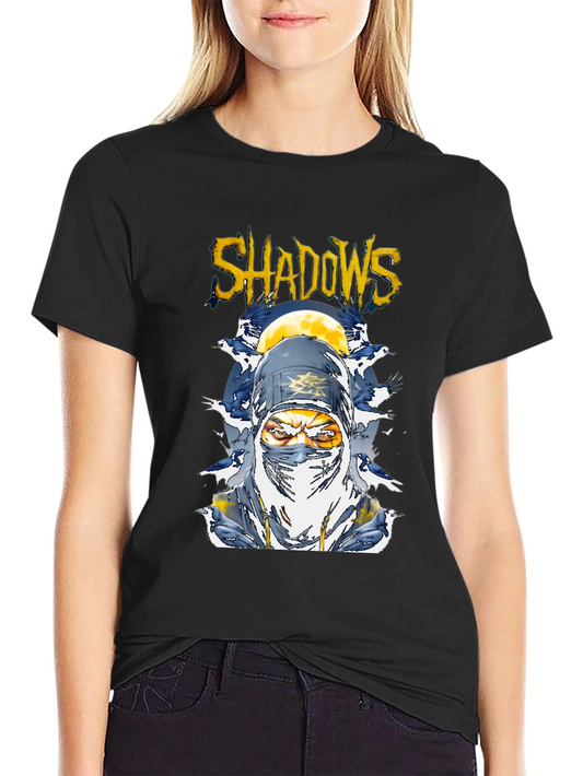 Shadows Ninja Graphic Tee - Mens Black T-Shirt