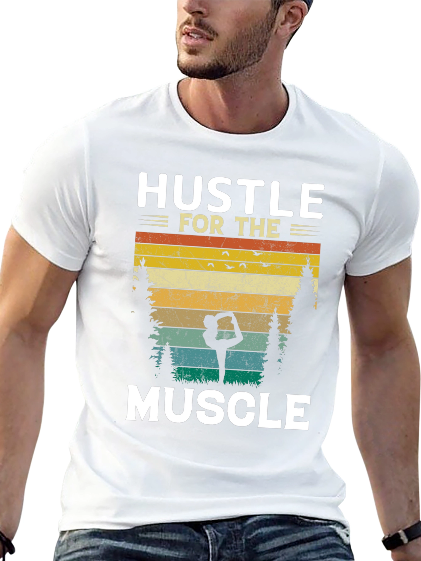 Hustle for the Muscle Graphic Tee