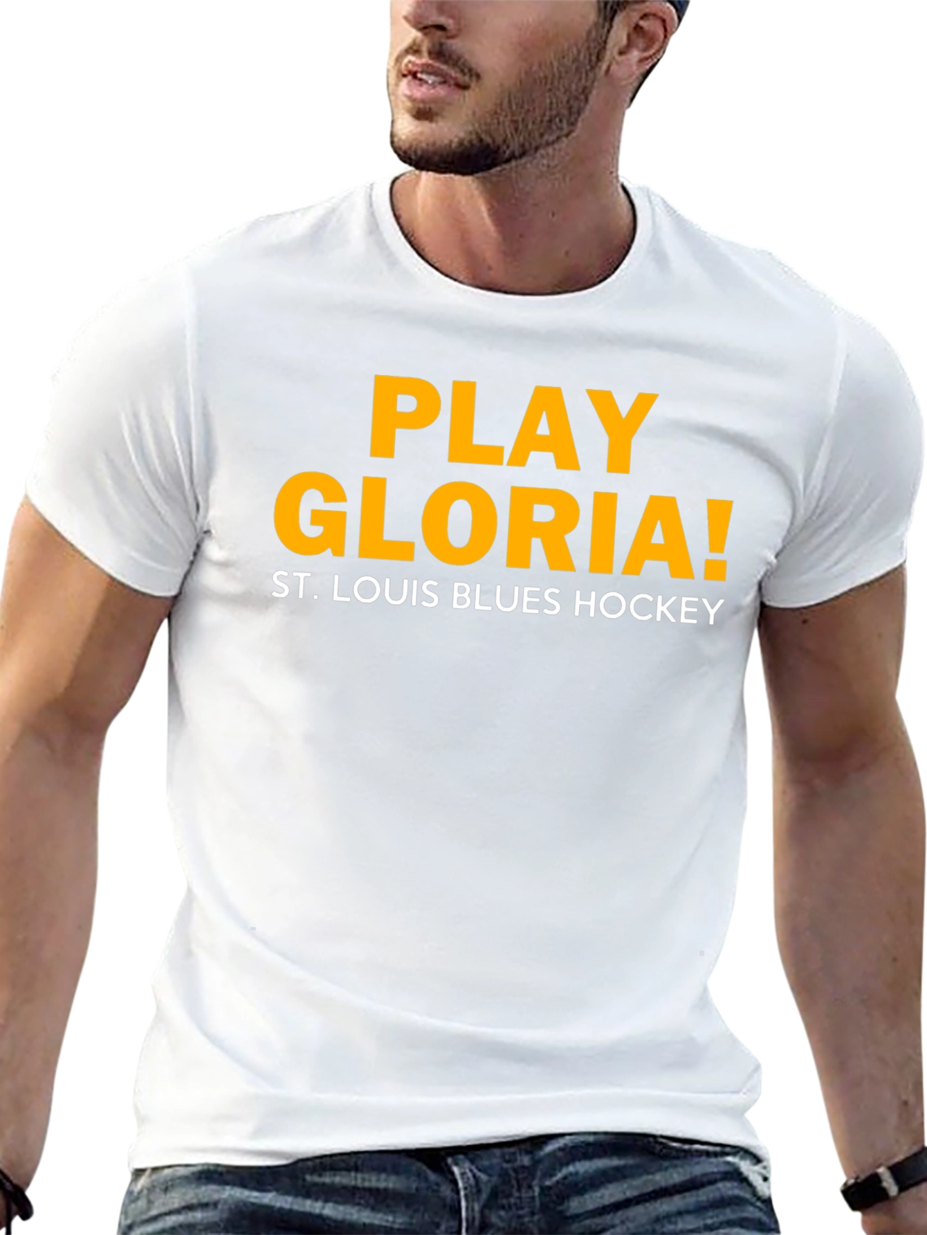 St. Louis Blues Hockey Play Gloria T-Shirt