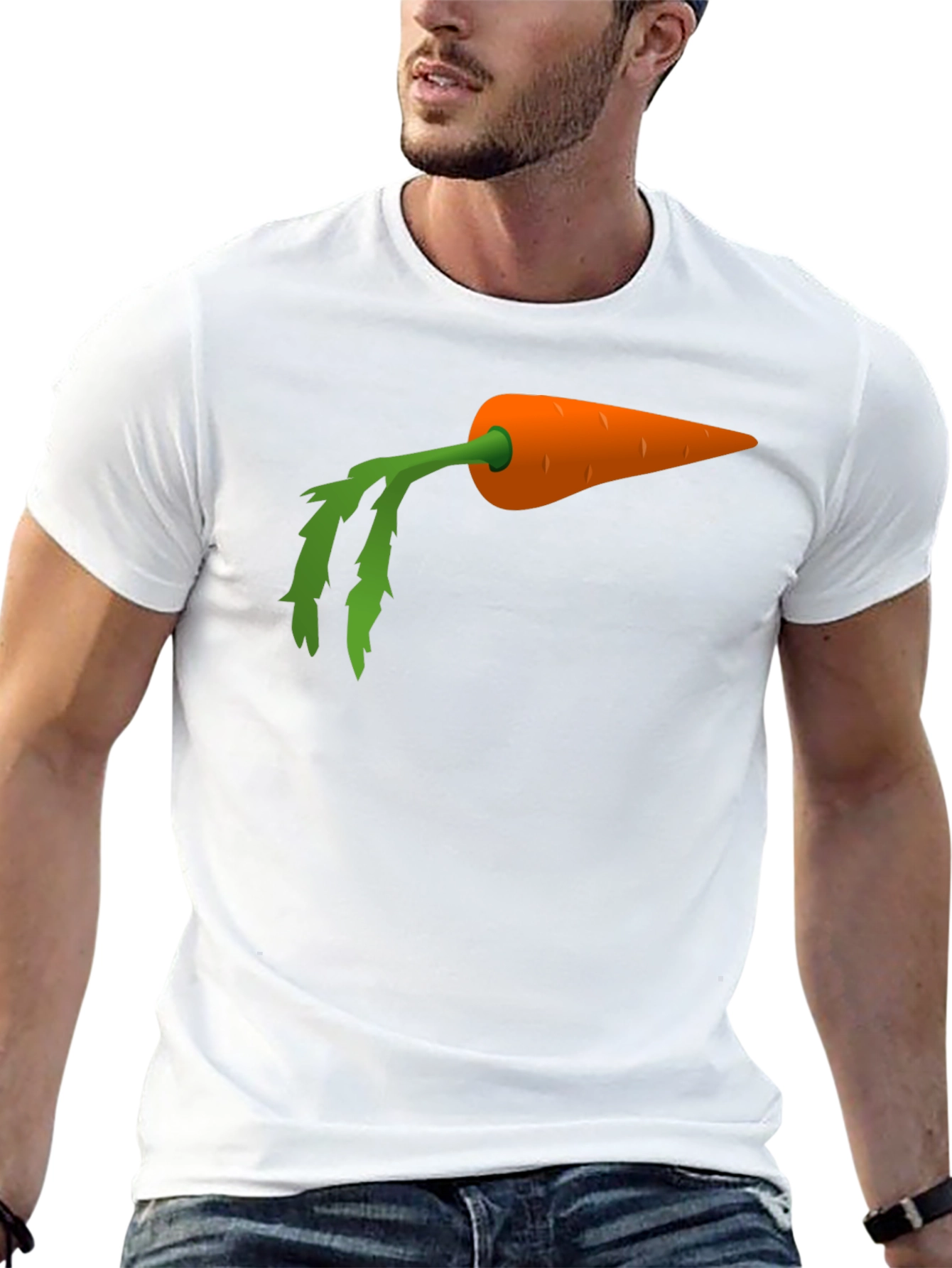 Carrot Graphic T-Shirt - Unique Design Comfortable Fit