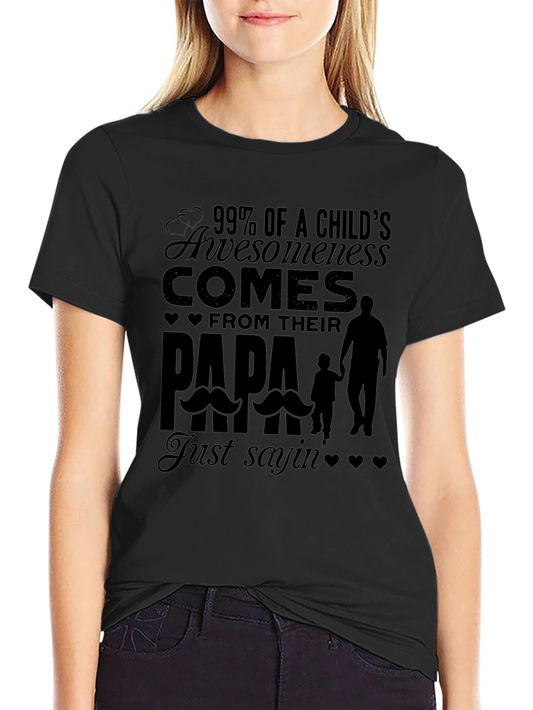 Awesome Papa T-Shirt - Fathers Day Gift