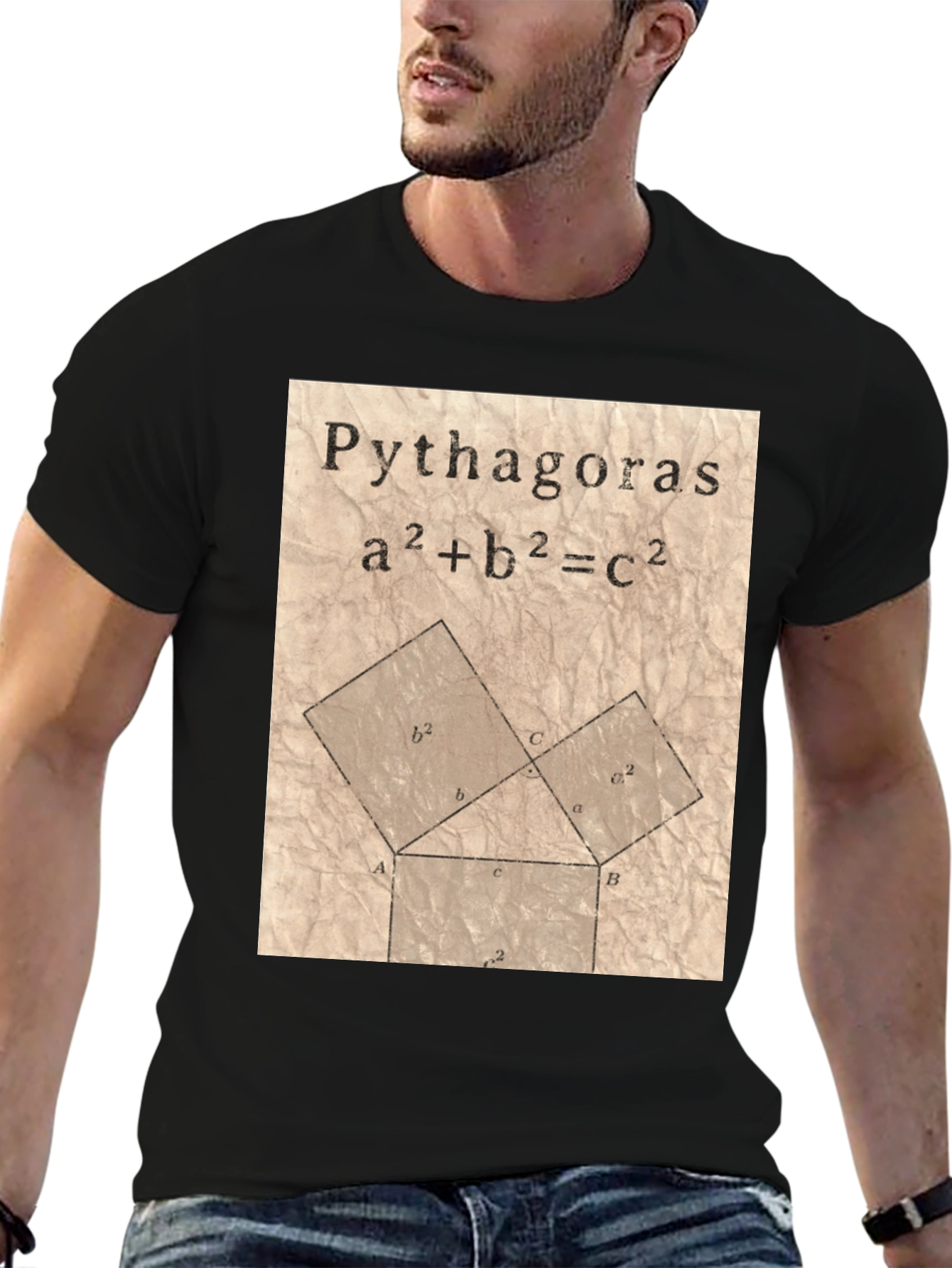 Pythagoras Theorem T-Shirt - Math Equation Tee