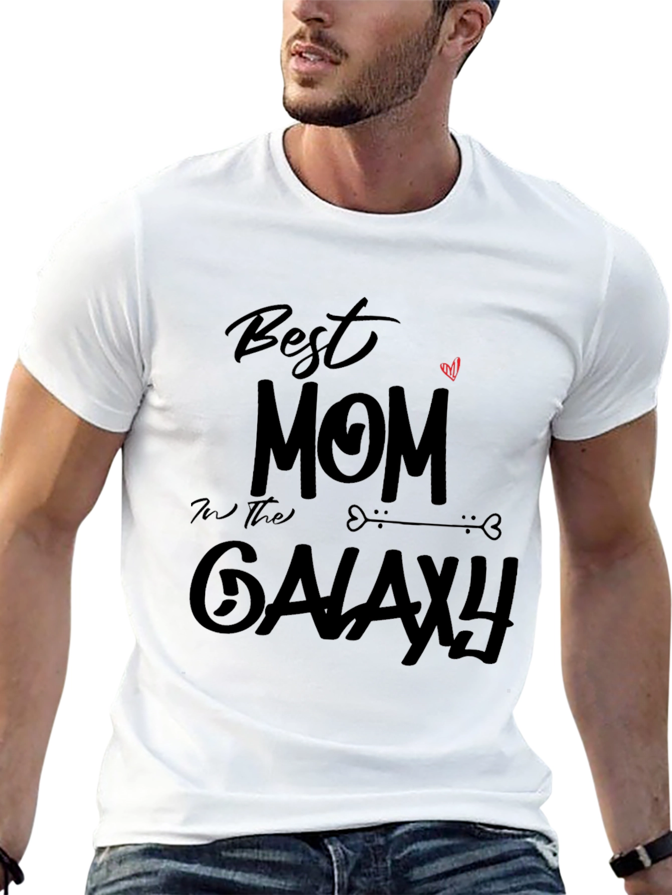 Best Mom In The Galaxy Black T-Shirt