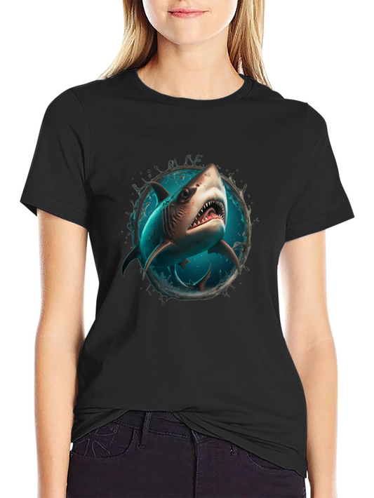 Shark Graphic Tee - Ocean Predator Design