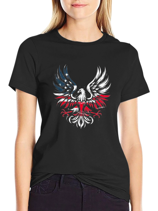 American Eagle Patriotic T-Shirt - Black