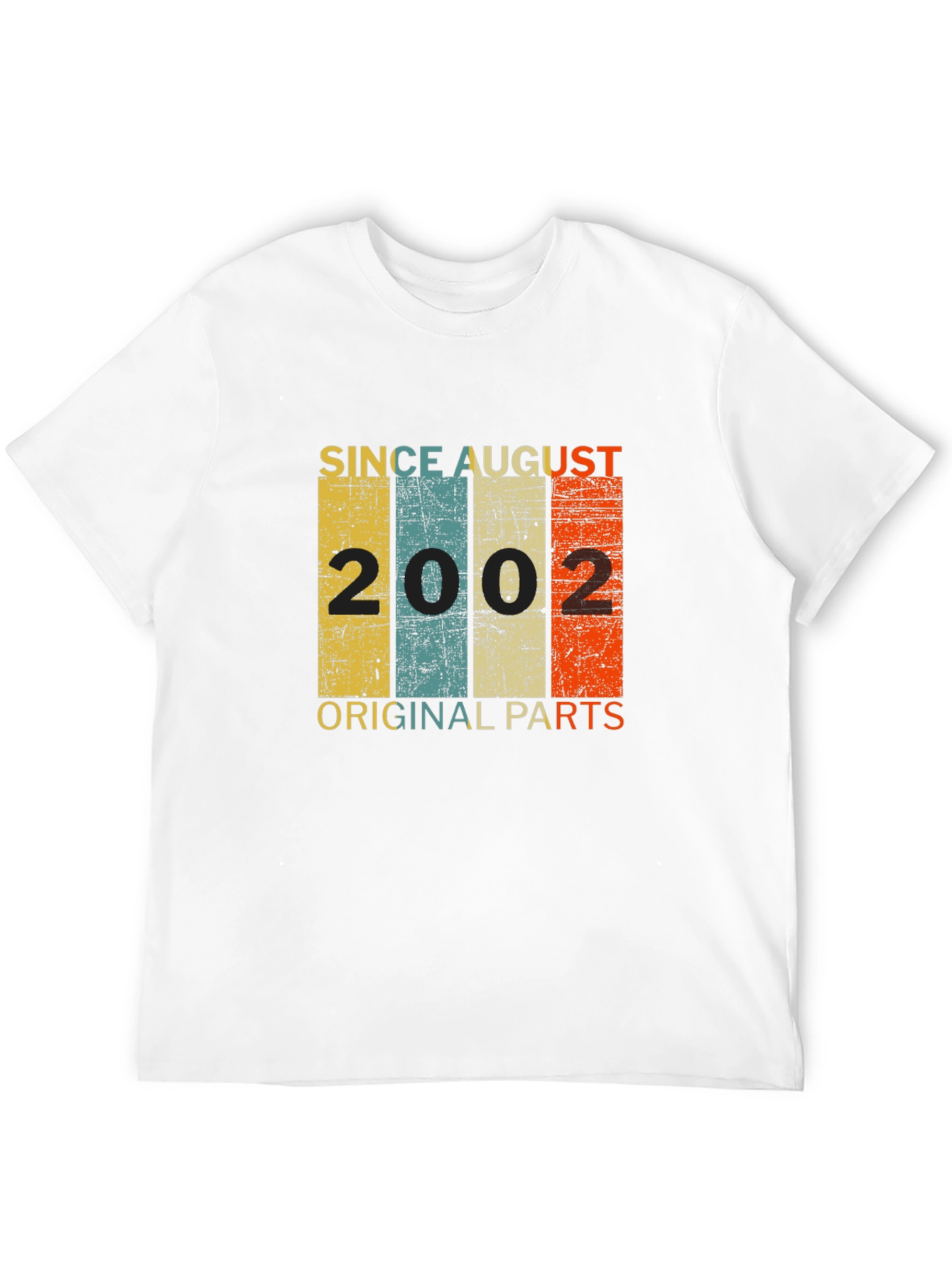 Since August 2002 Original Parts Birthday T-Shirt
