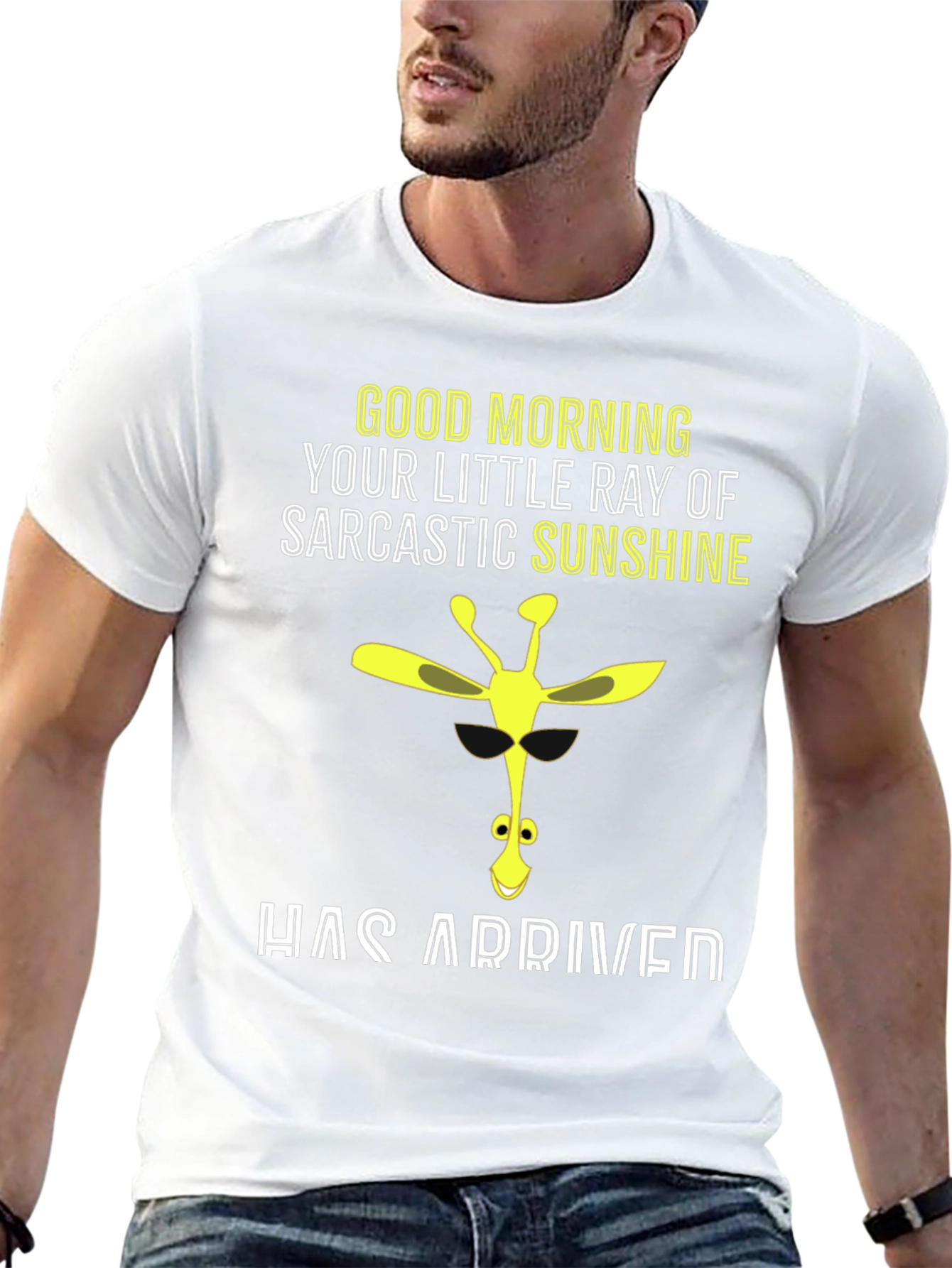 Sarcastic Sunshine Giraffe Graphic Tee