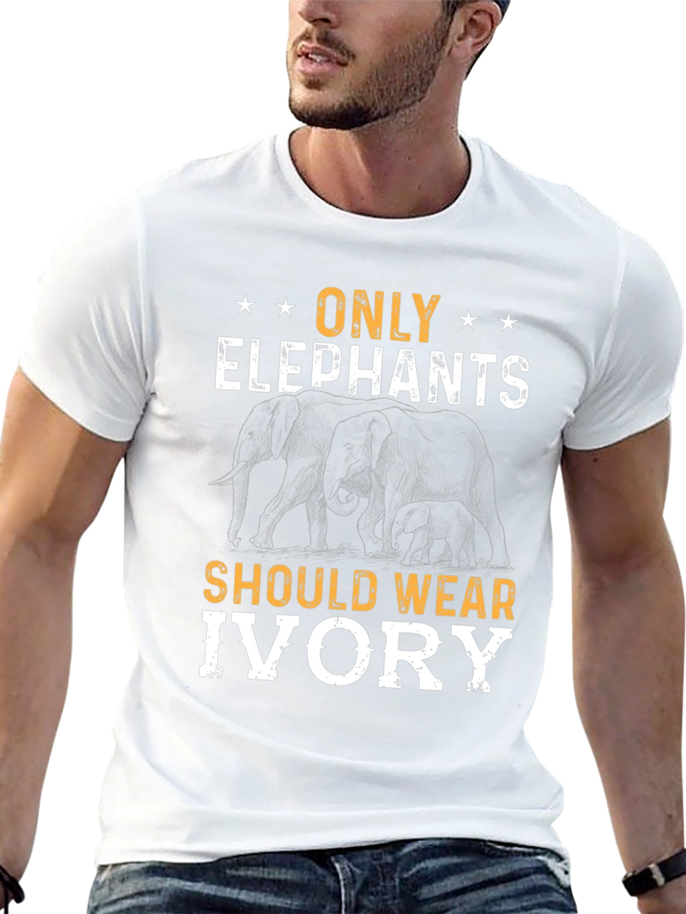 Only Elephants Should Wear Ivory T-Shirt
