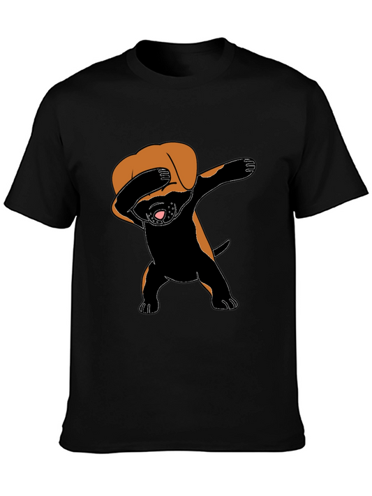 Dabbing Dog Graphic Tee - Trendy & Fun!