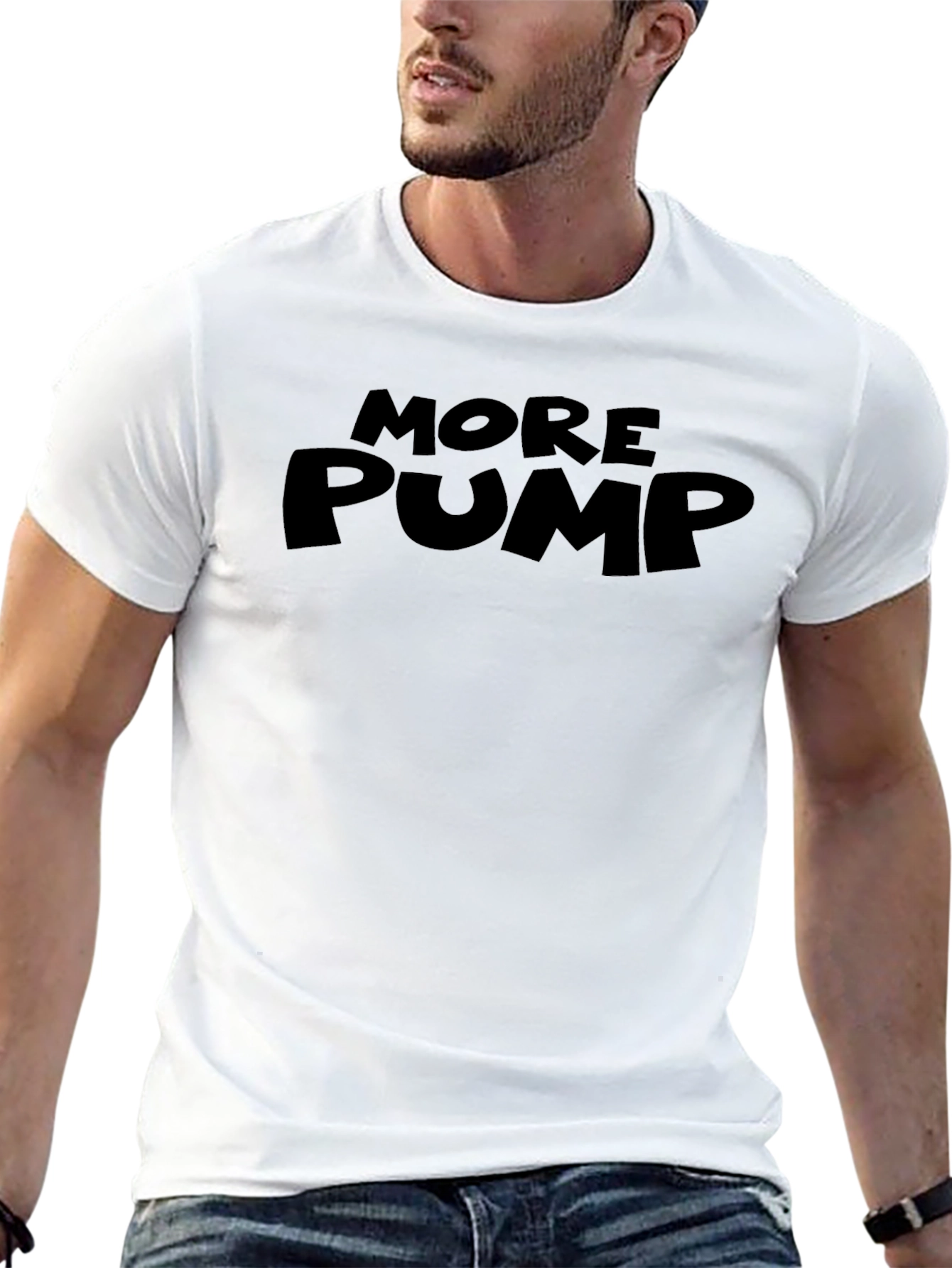 More Pump T-Shirt - Gym Bodybuilding Motivation