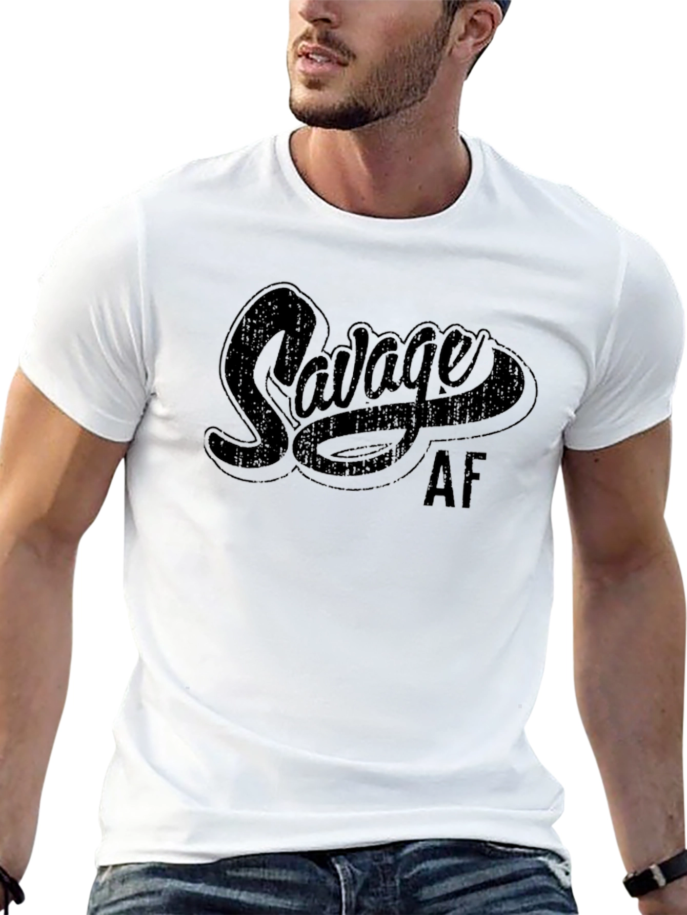 Savage AF Graphic T-Shirt - Black
