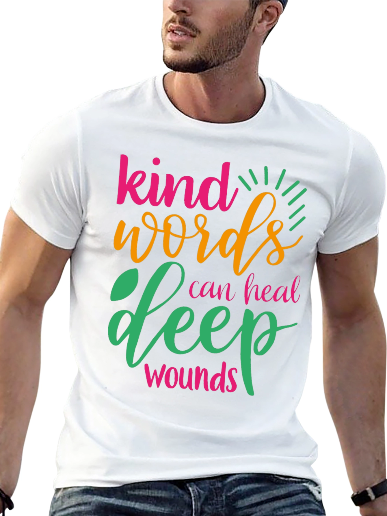 Kind Words Can Heal Deep Wounds Graphic Tee