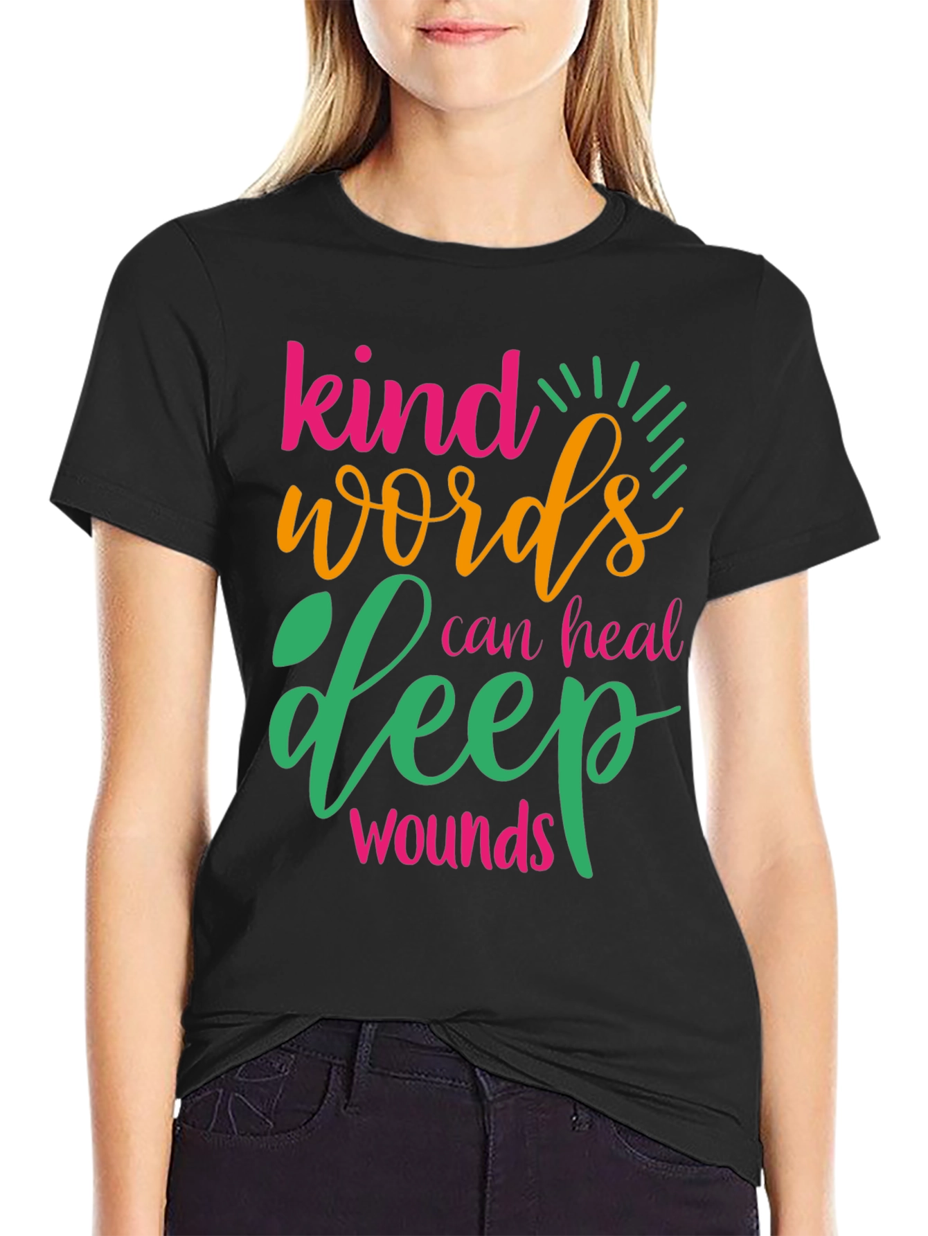Kind Words Can Heal Deep Wounds Graphic Tee
