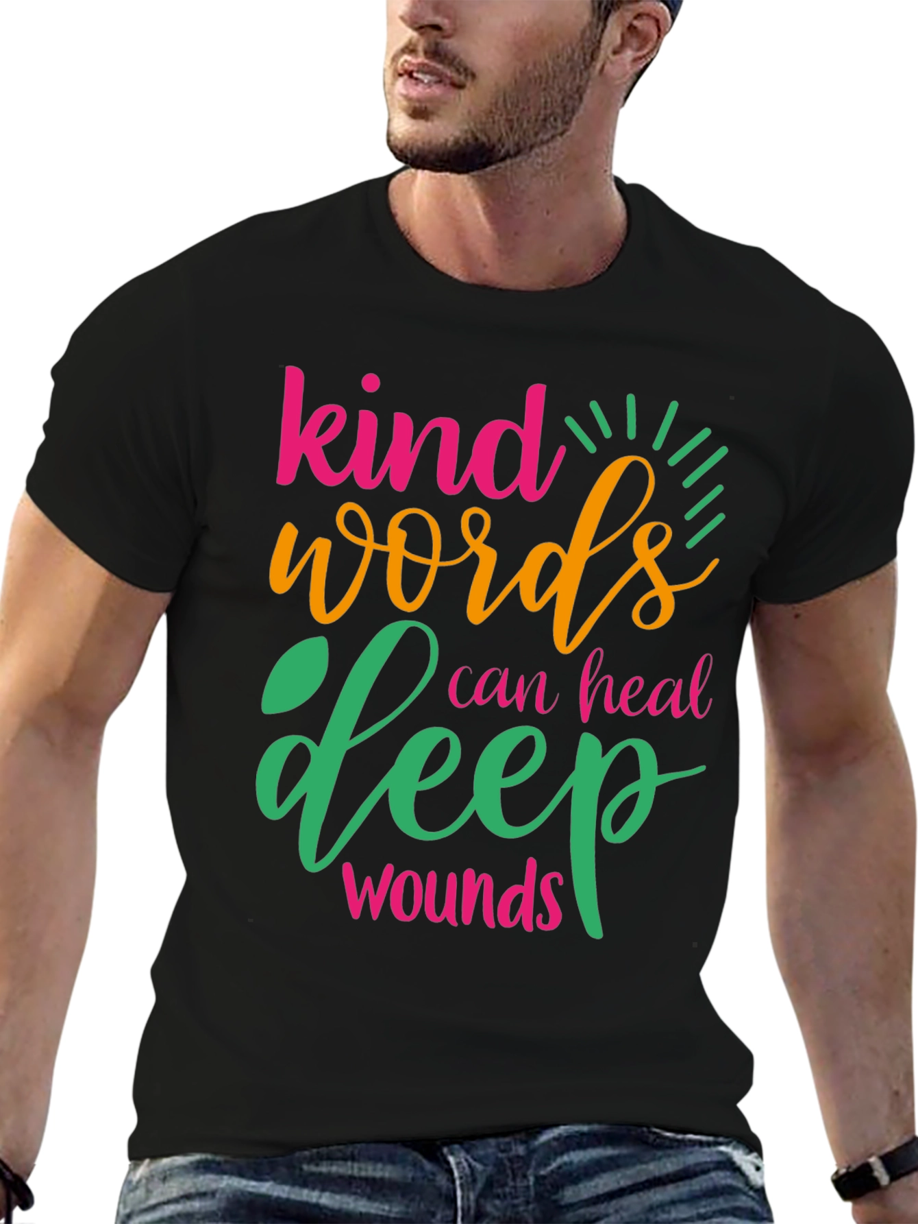 Kind Words Can Heal Deep Wounds Graphic Tee
