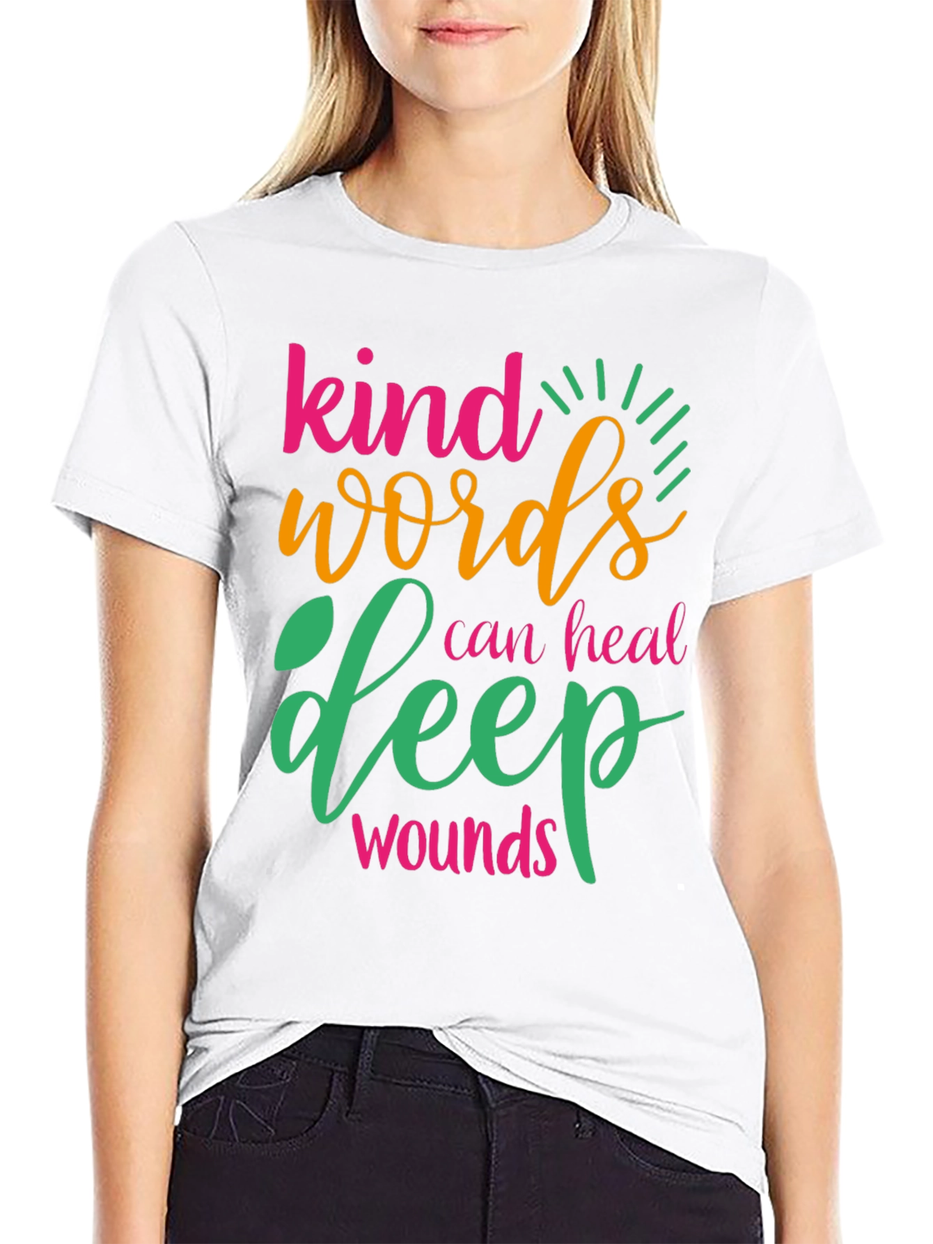 Kind Words Can Heal Deep Wounds Graphic Tee