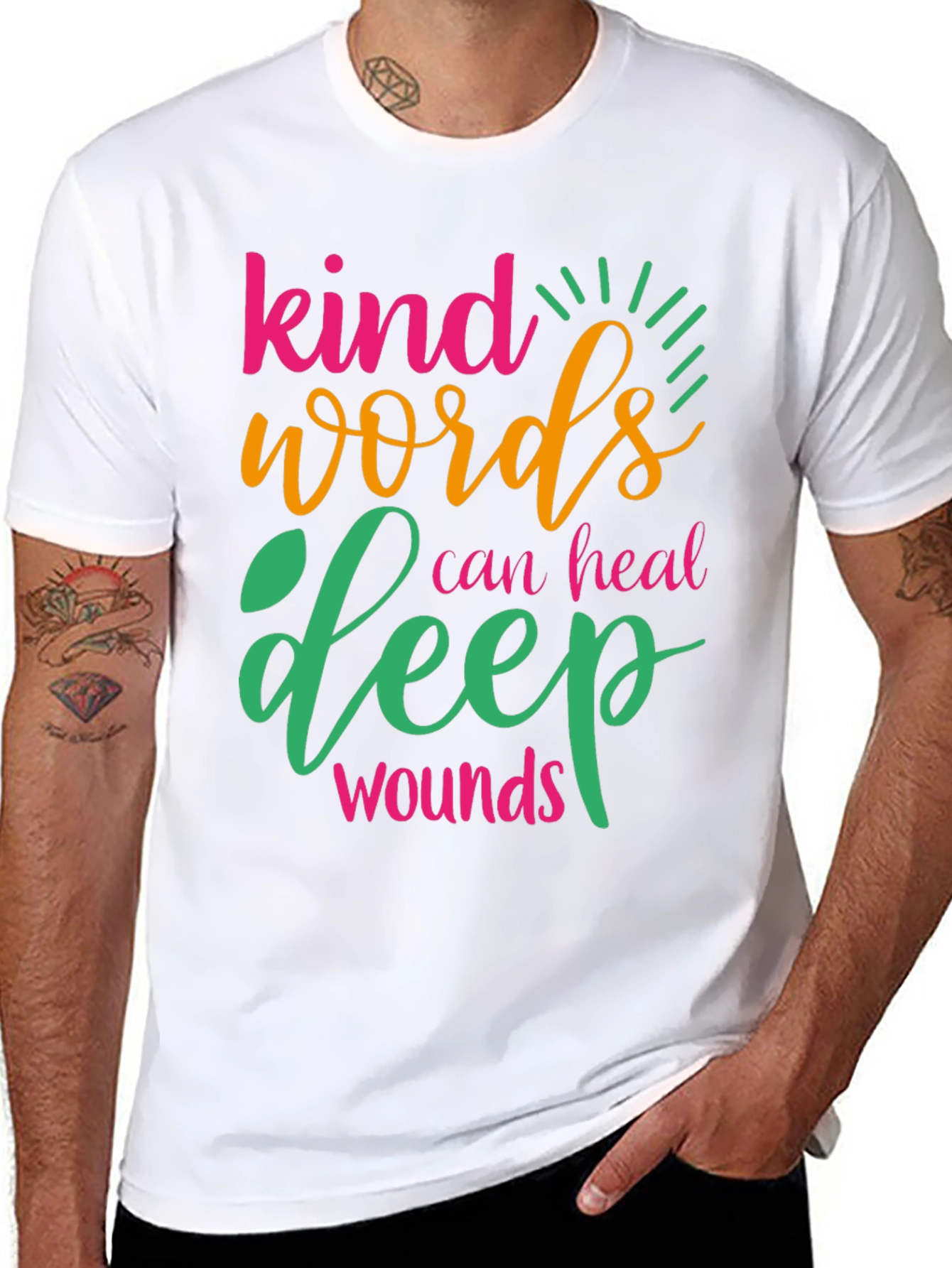 Kind Words Can Heal Deep Wounds Graphic Tee