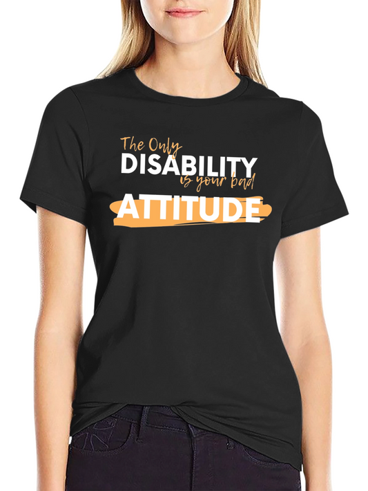 Attitude Graphic Tee - Inspirational Design