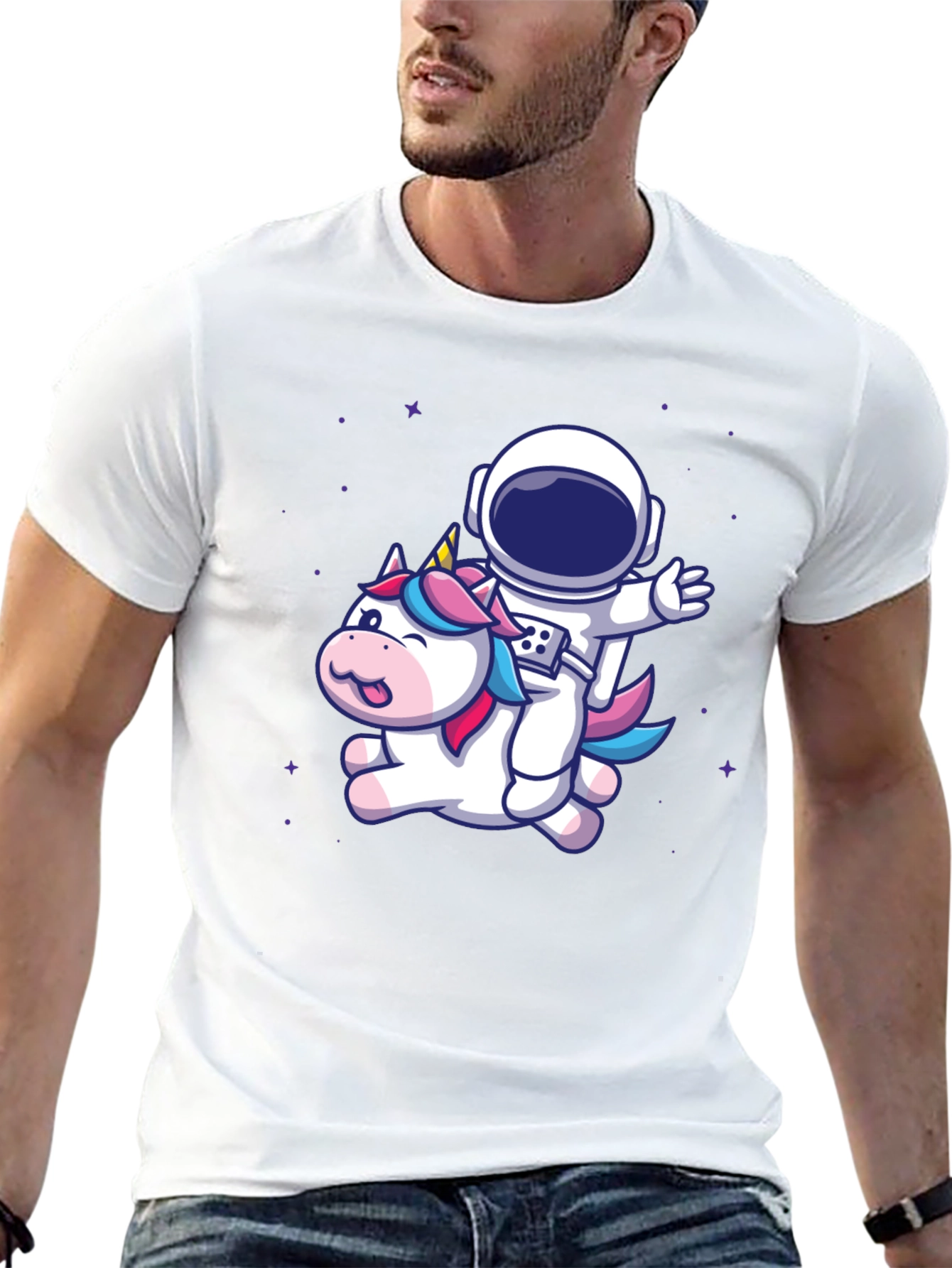 Astronaut Unicorn Graphic Tee