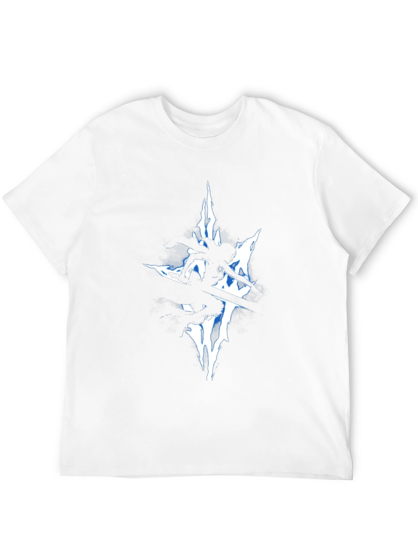 Edgy Warrior Silhouette Graphic Tee