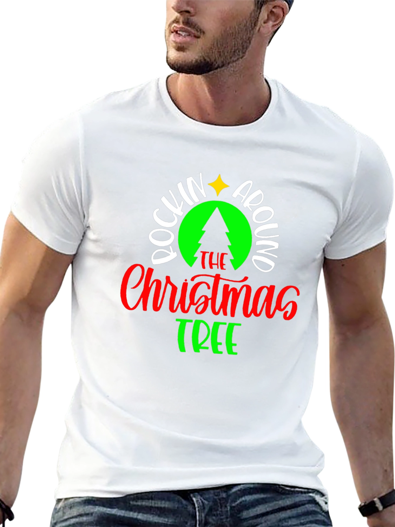 Rockin Around the Christmas Tree Holiday T-Shirt