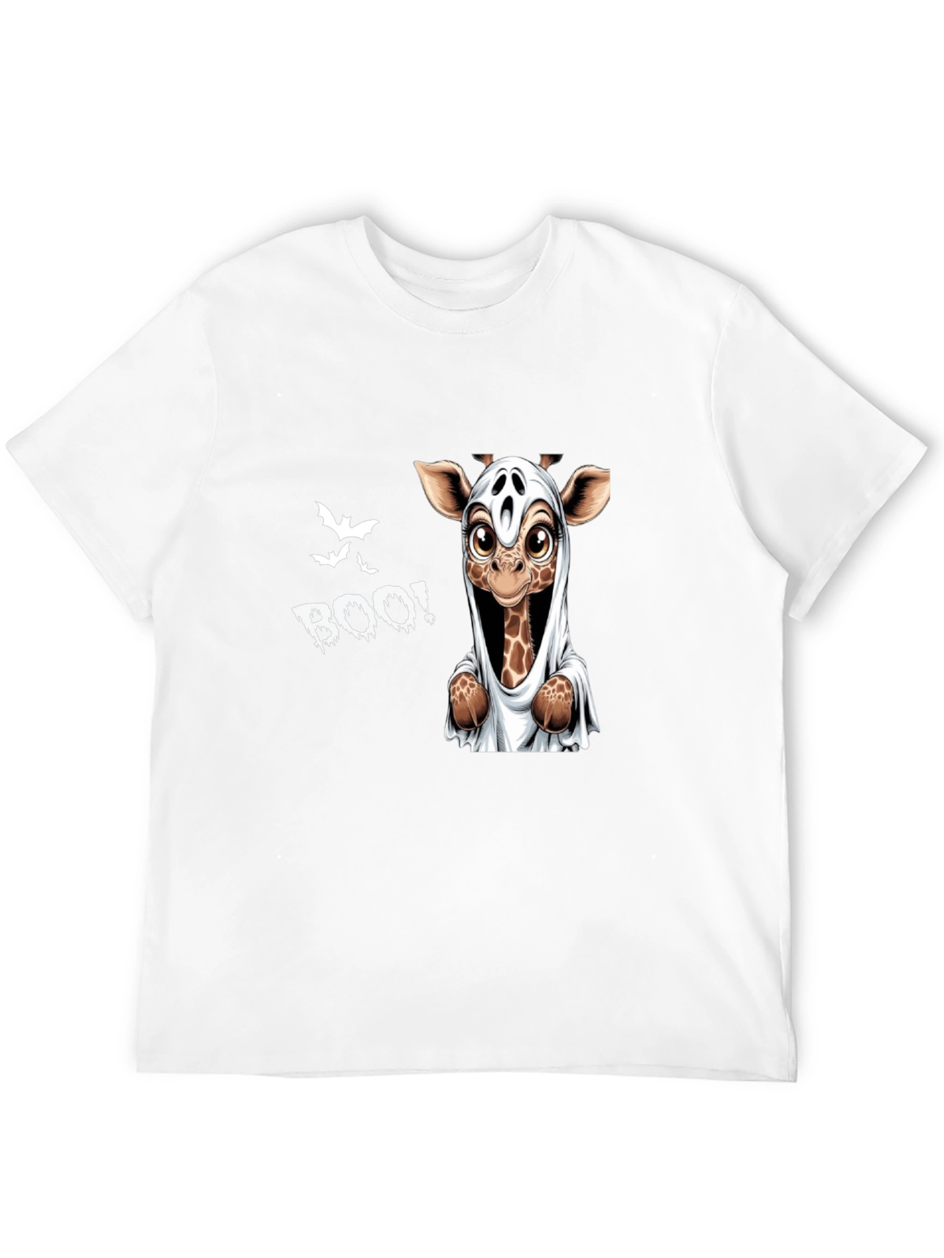 Halloween Giraffe Boo Graphic Tee