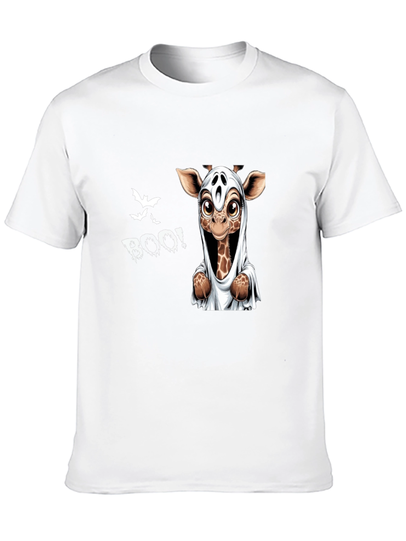 Halloween Giraffe Boo Graphic Tee
