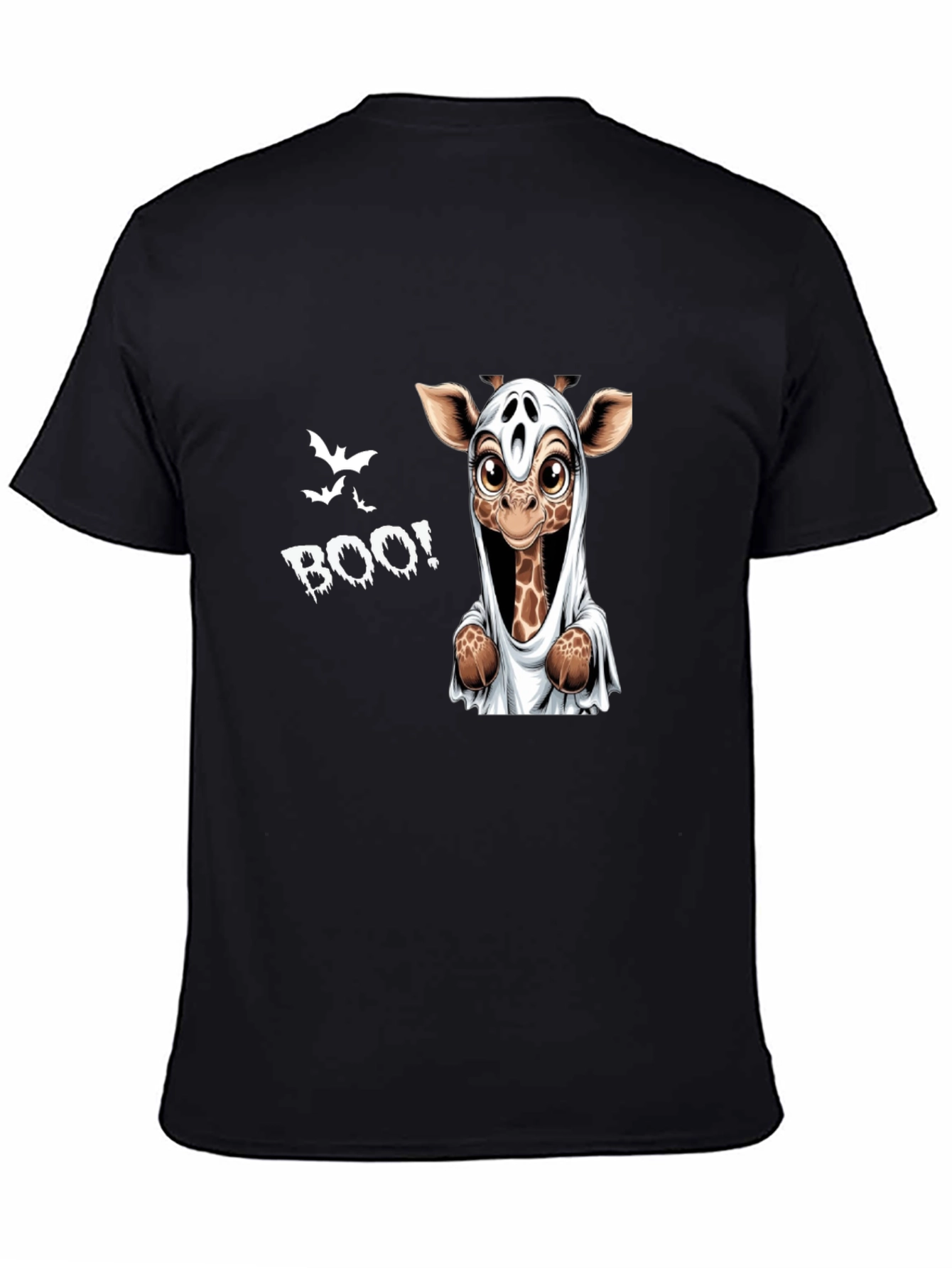 Halloween Giraffe Boo Graphic Tee