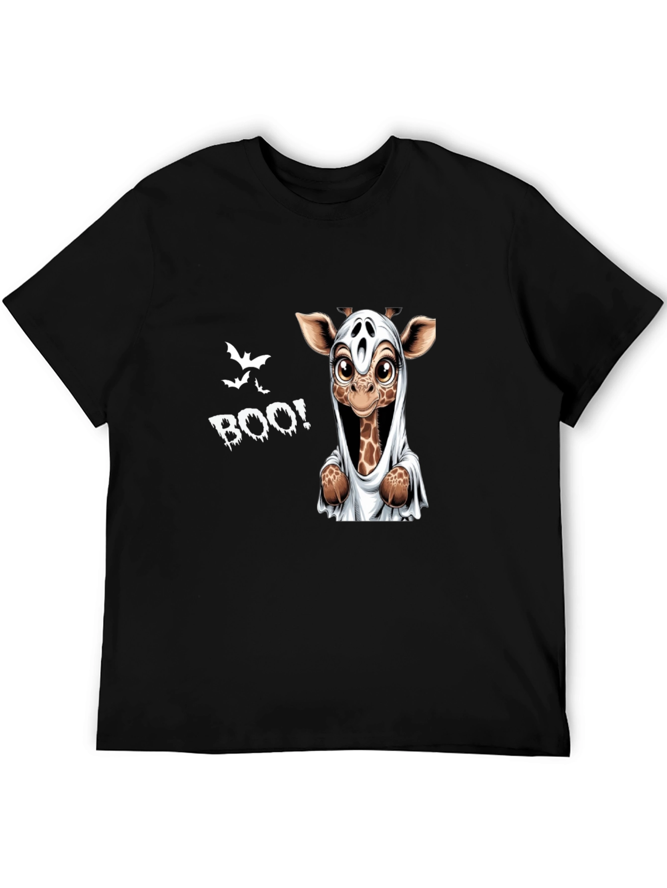 Halloween Giraffe Boo Graphic Tee