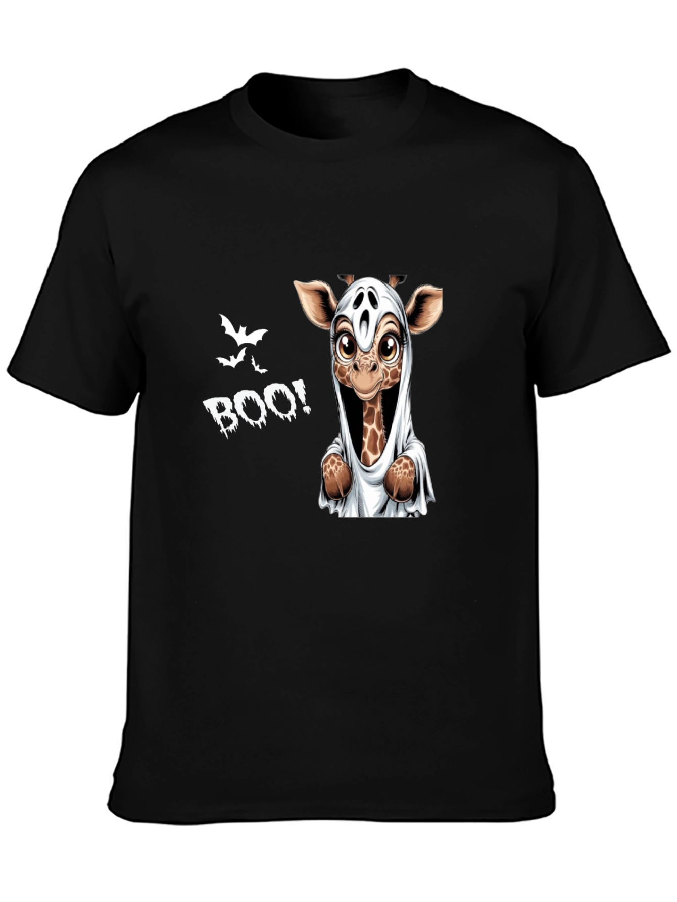 Halloween Giraffe Boo Graphic Tee