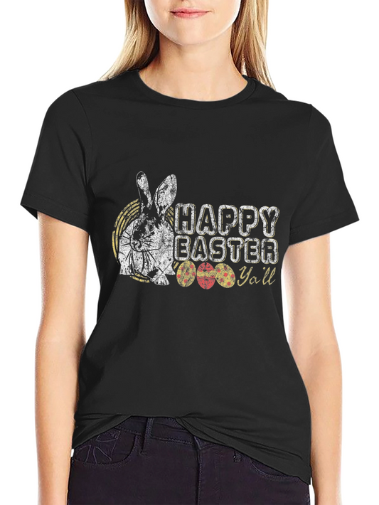 Happy Easter Yall T-Shirt with Bunny