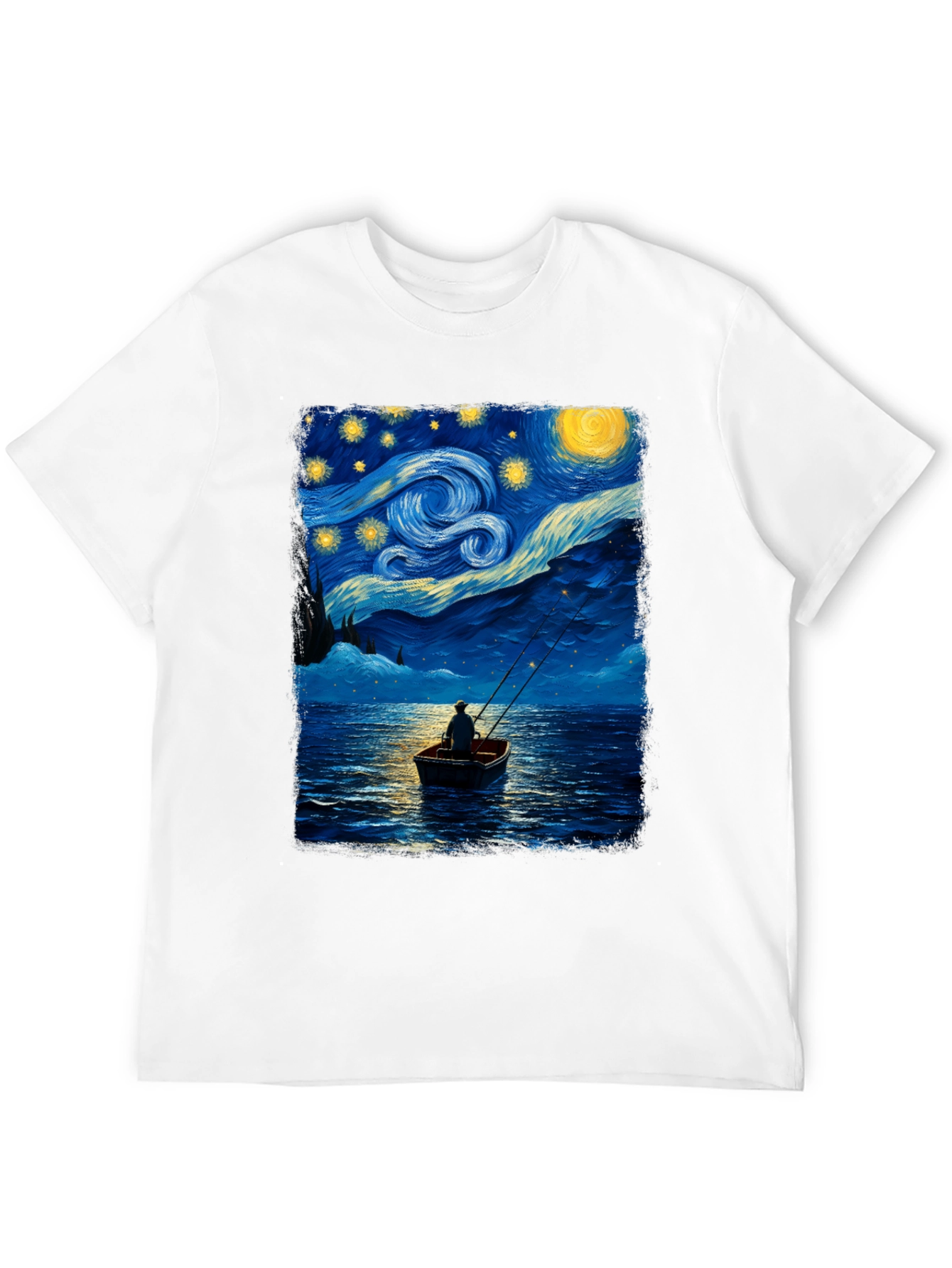 Starry Night Fishing T-Shirt