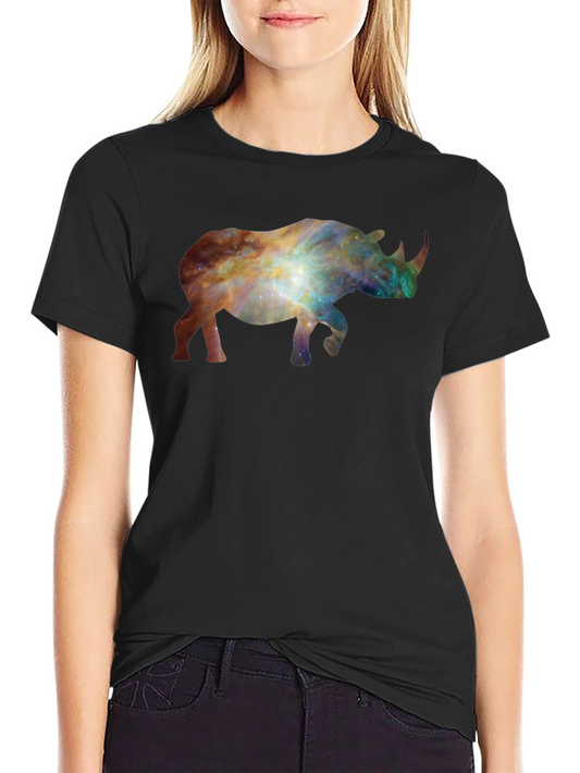 Galaxy Rhino Graphic Tee - Unique & Stylish