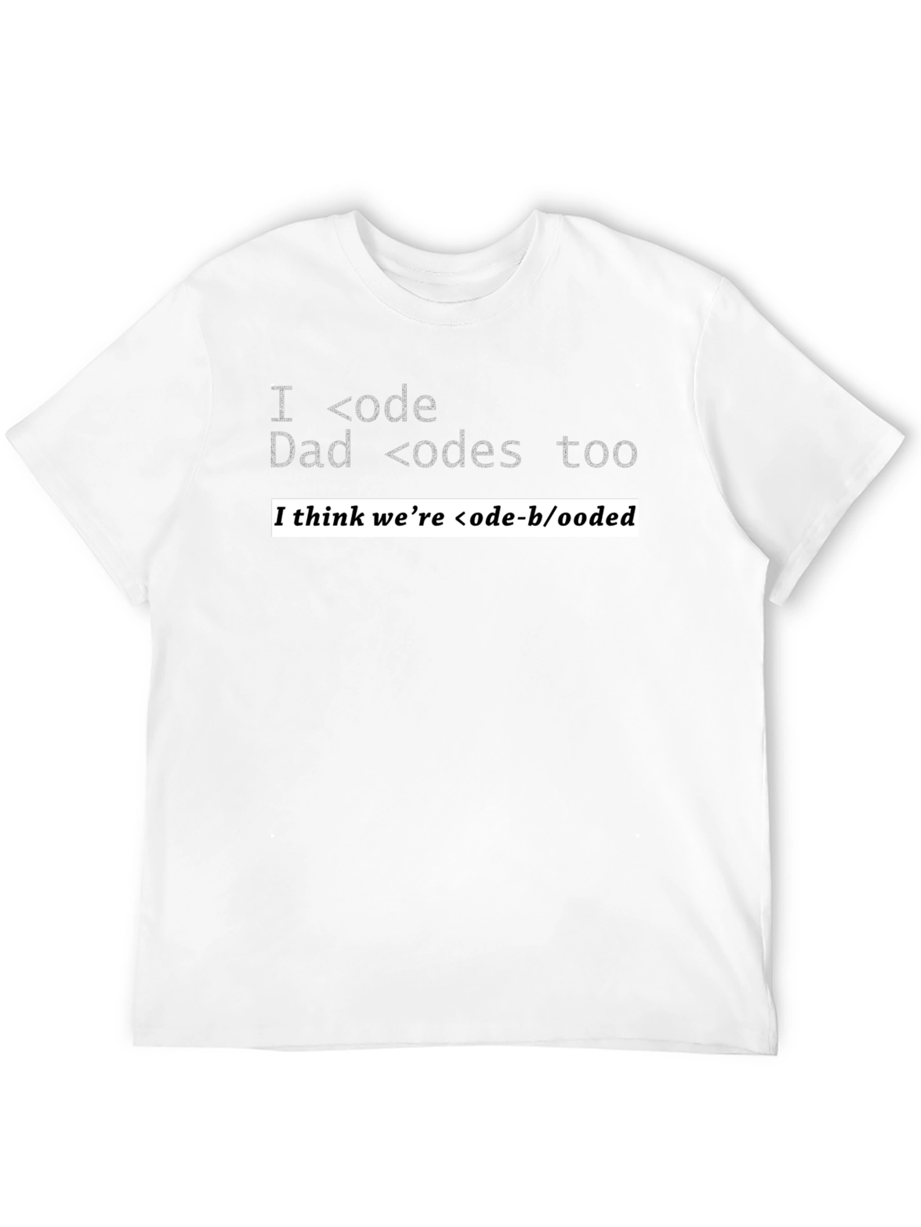 Funny Programmer Dad T-Shirt - Code-Blooded