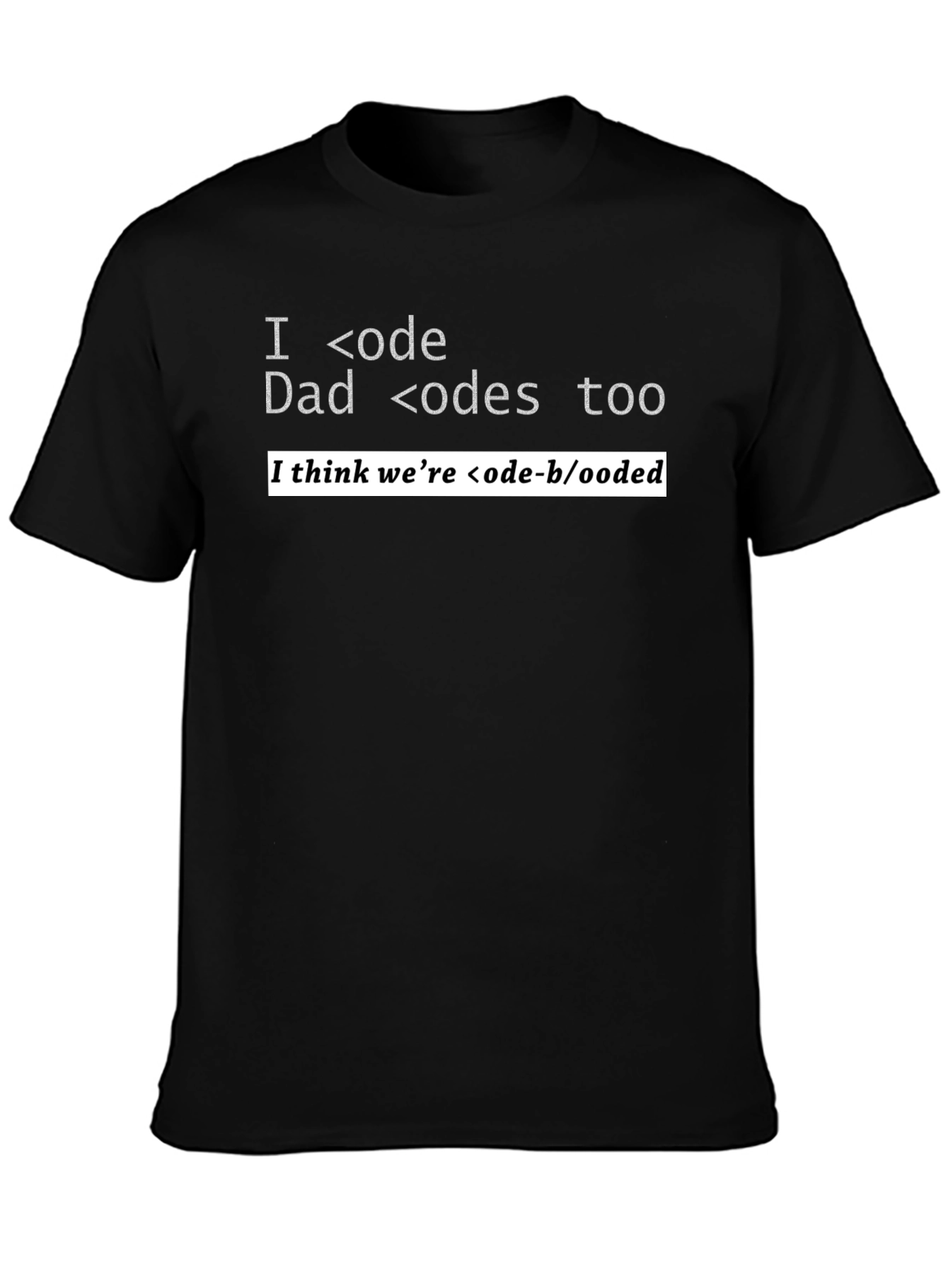 Funny Programmer Dad T-Shirt - Code-Blooded