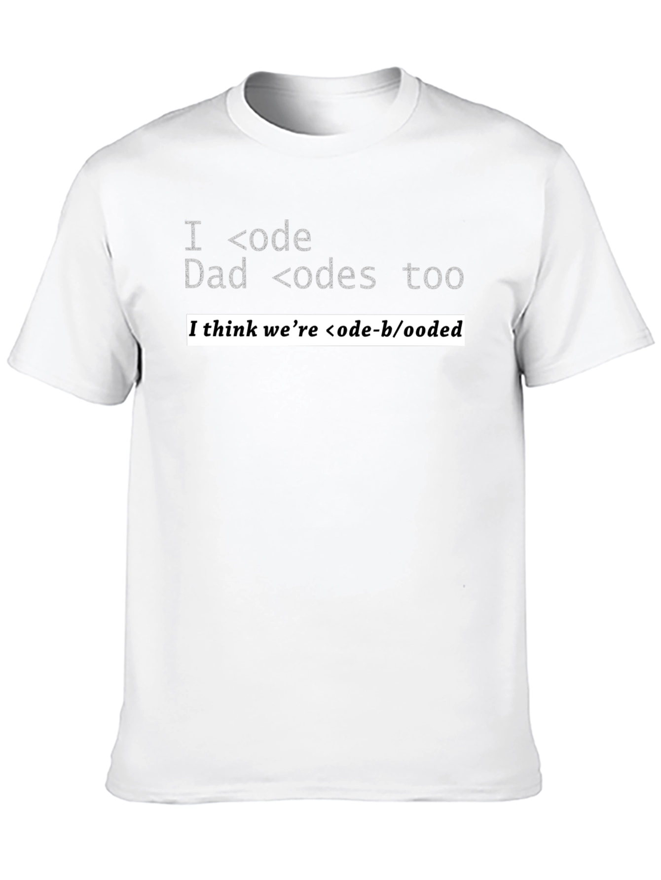 Funny Programmer Dad T-Shirt - Code-Blooded