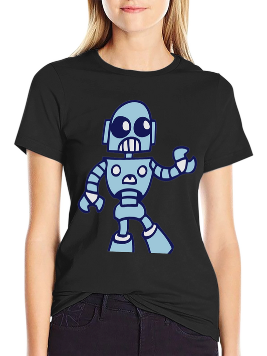 Robot Graphic Black T-Shirt
