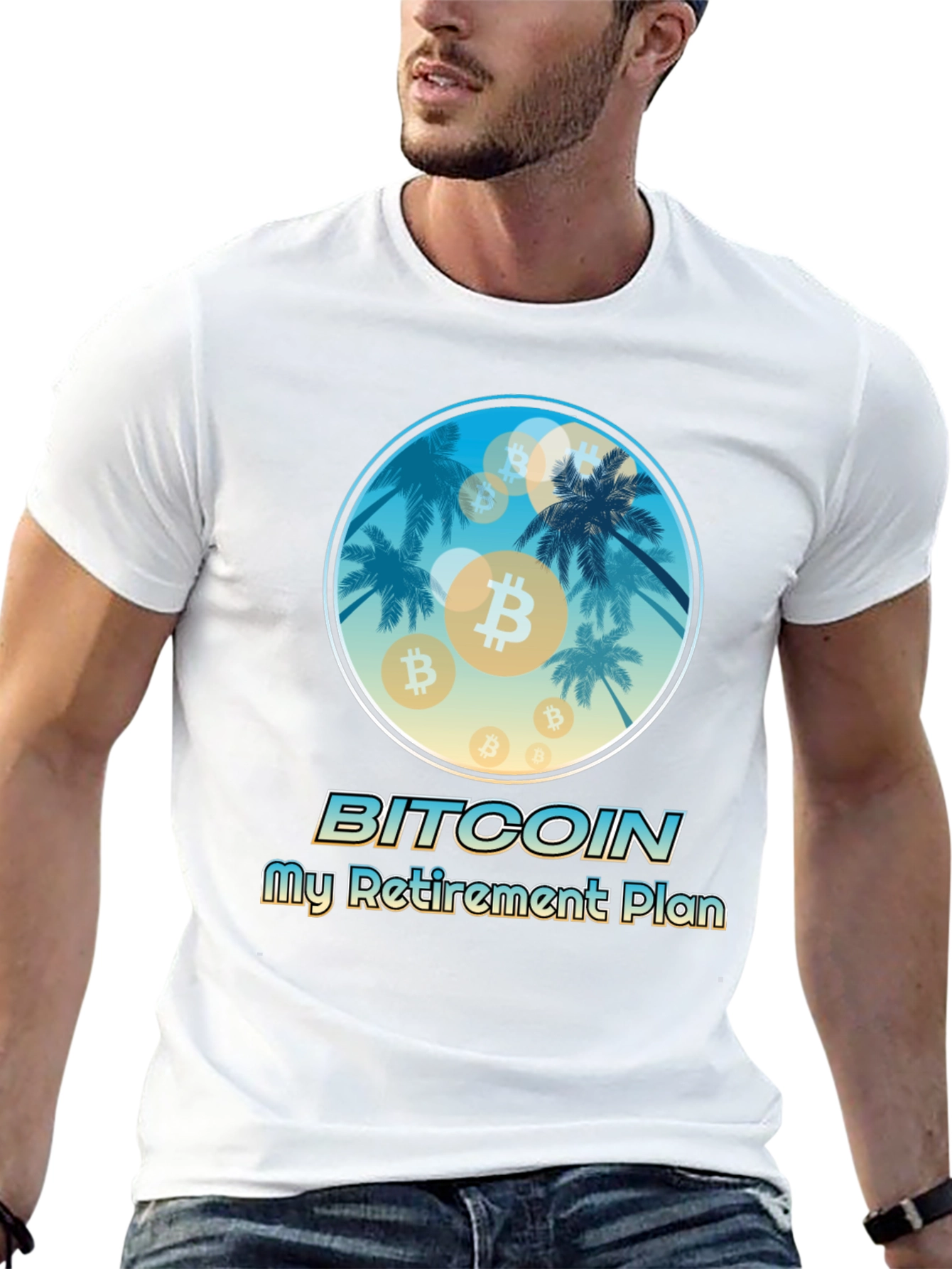 Bitcoin Retirement Plan Black T-Shirt