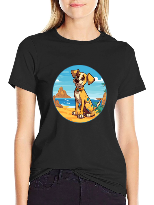 Dog Beach Graphic Tee - Casual Comfort